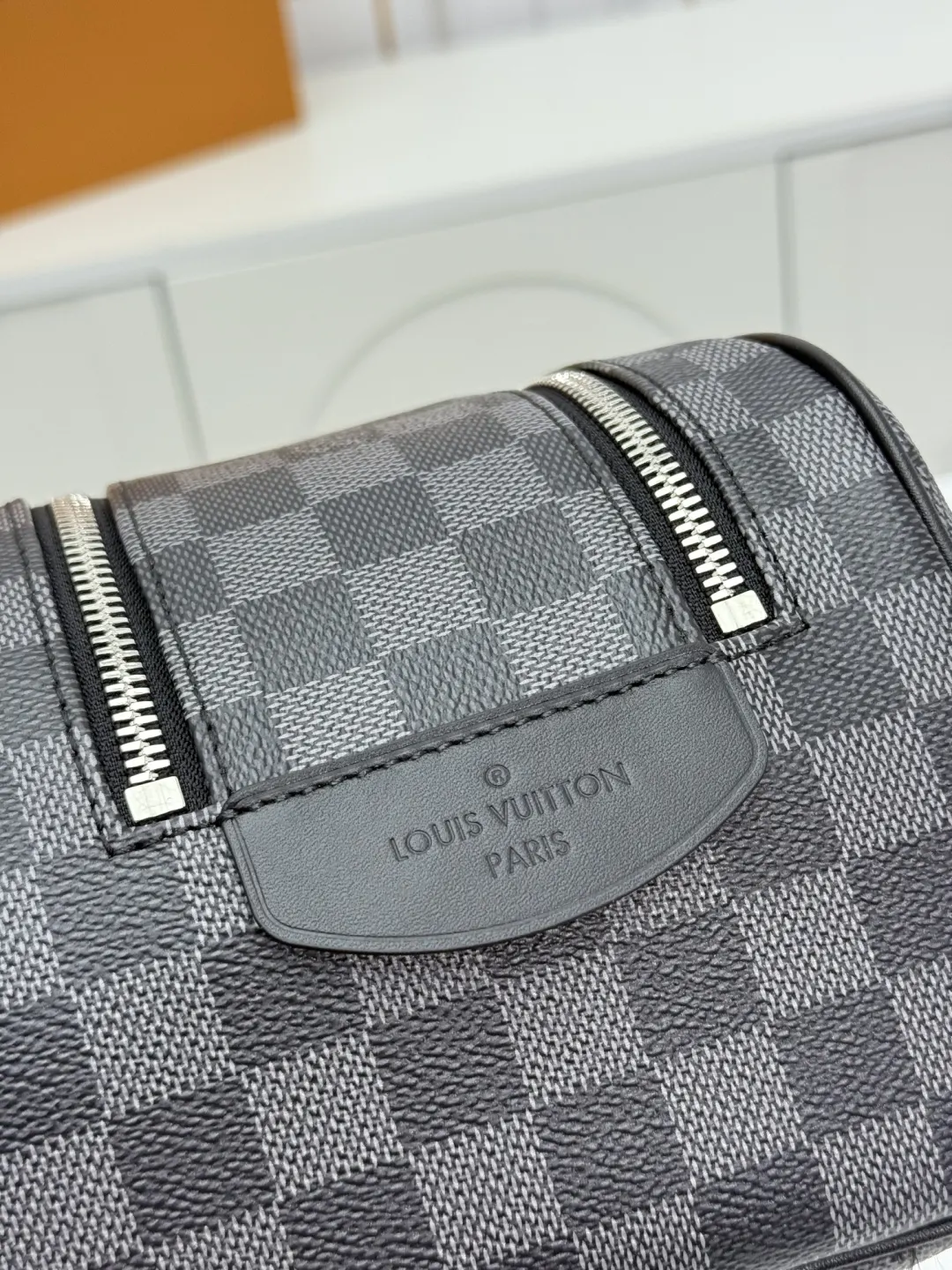 Monogram Organizer Pouch Travel Canvas