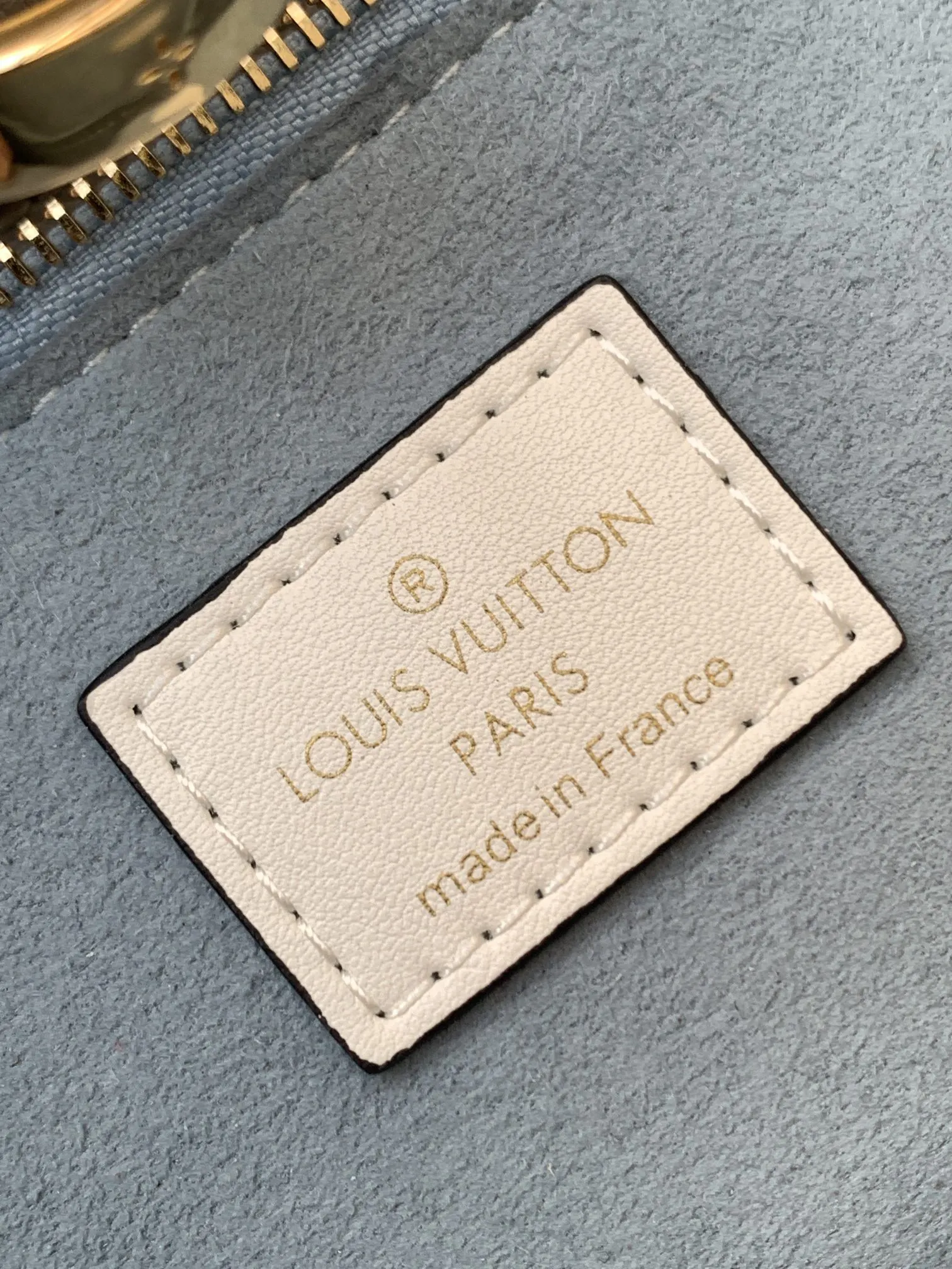Monogram Crossbody Bag Lightweight Leather
