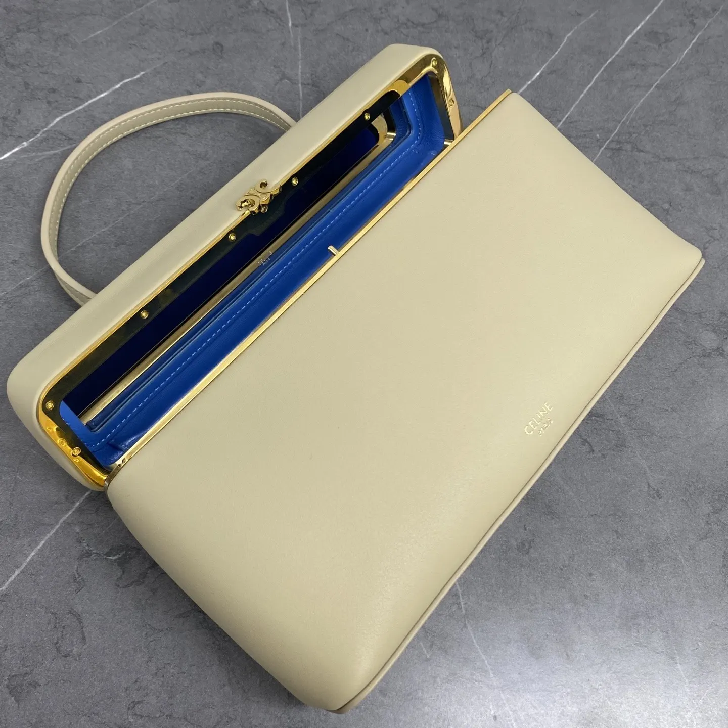 Black Blue Cosmetic Pouch