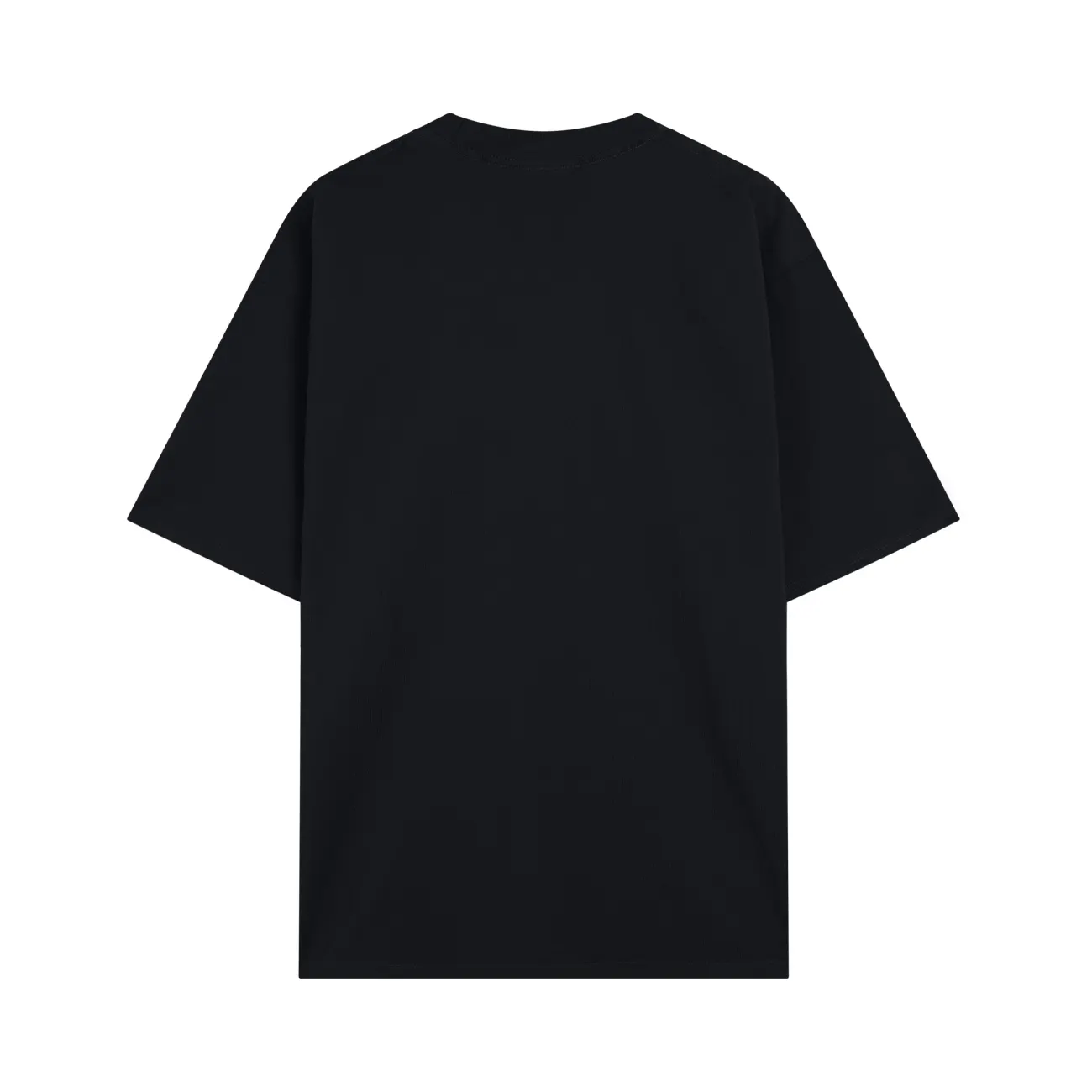 Balenciaga Black Letter Embroidery Short Sleeve T-Shirt Street
