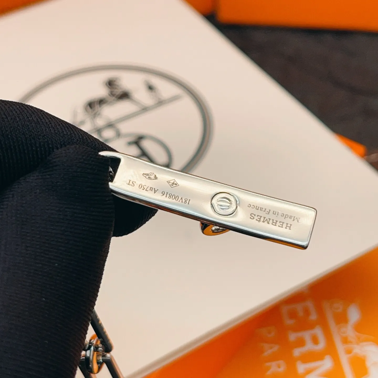 Hermès 银色 首饰 精致配饰 项链