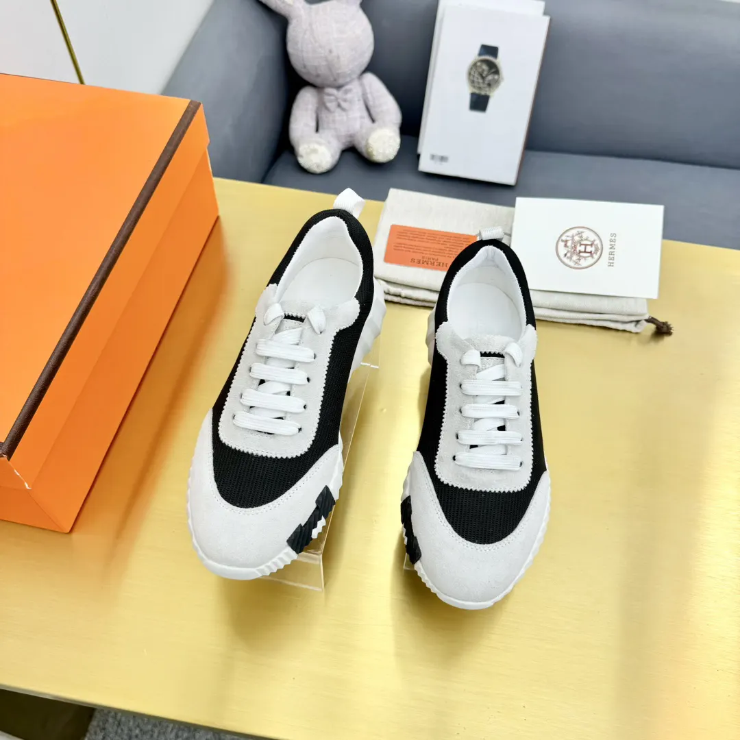Hermès 官网同步更新 羊皮 运动鞋 舒适