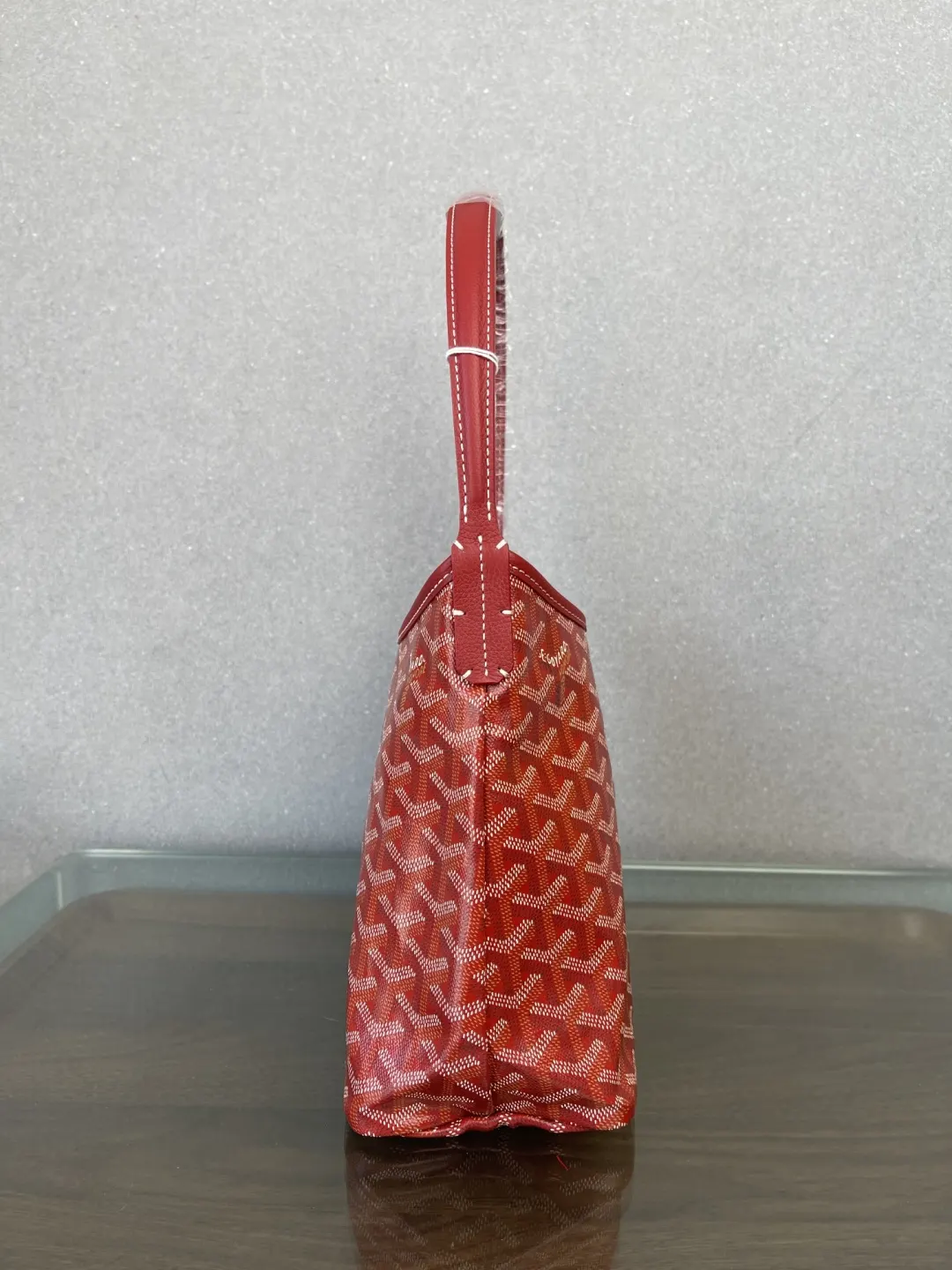Goyard Red Hobo Shoulder Bag Vintage