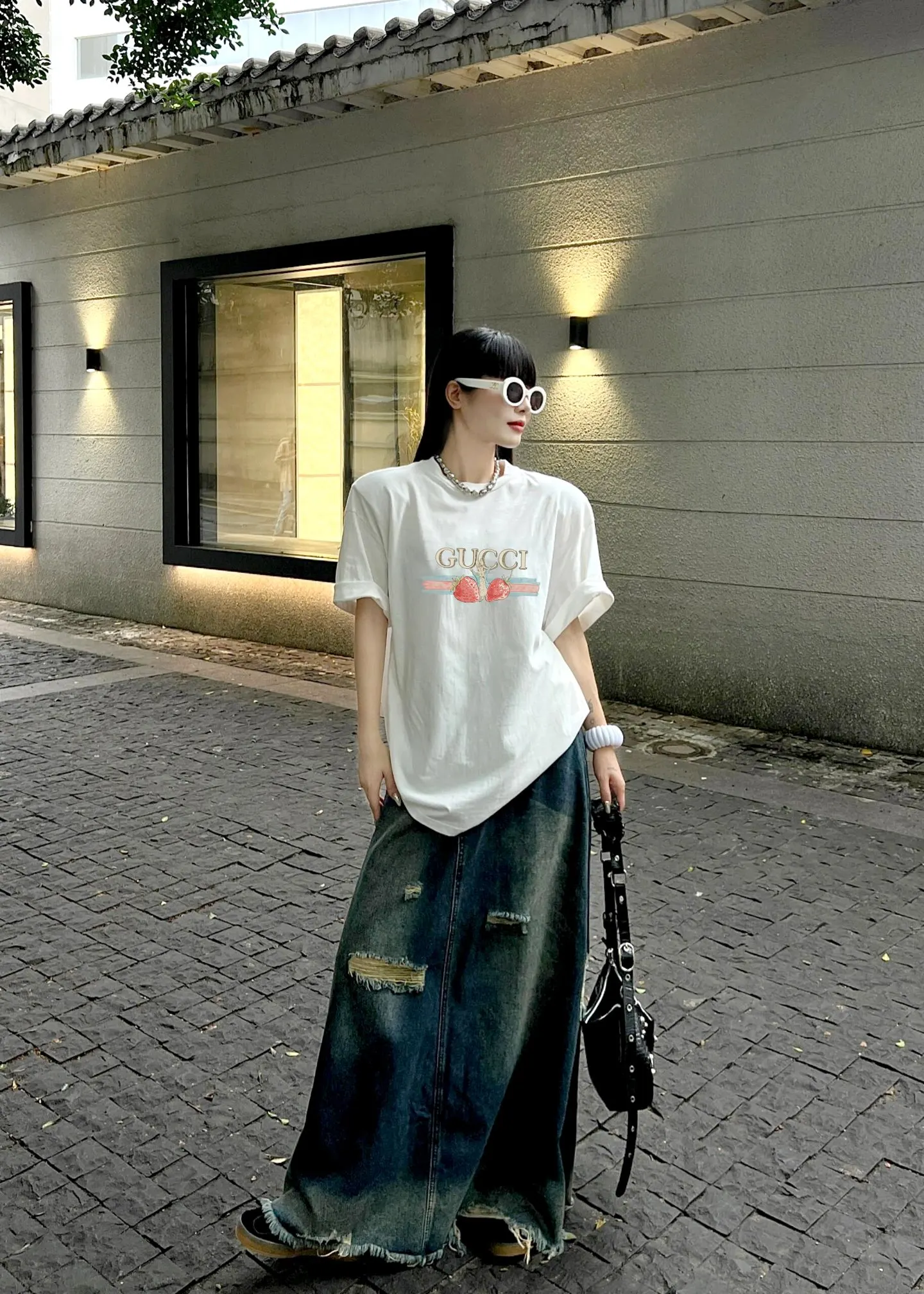 Gucci Logo印花短袖T恤