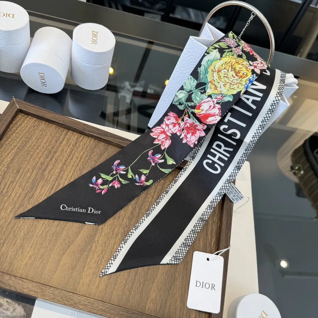 Dior 黑色 髮飾