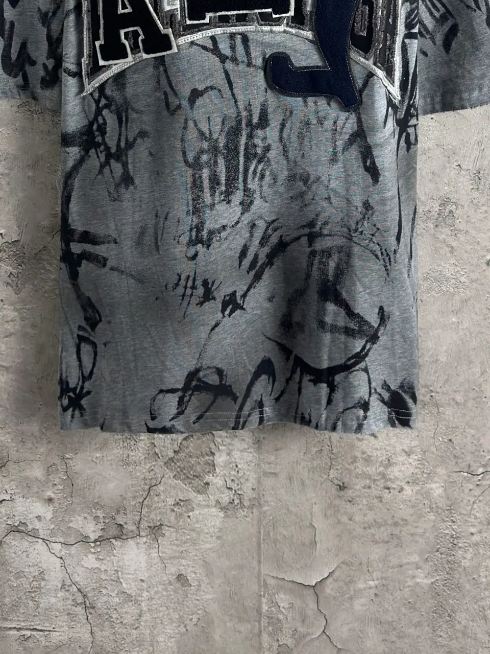 Balenciaga 花灰 刺绣 短袖T恤