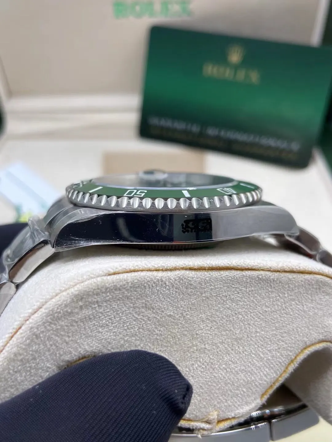 Rolex 藍色 劳力士 綠水鬼 ① 一 手錶 經典腕表款