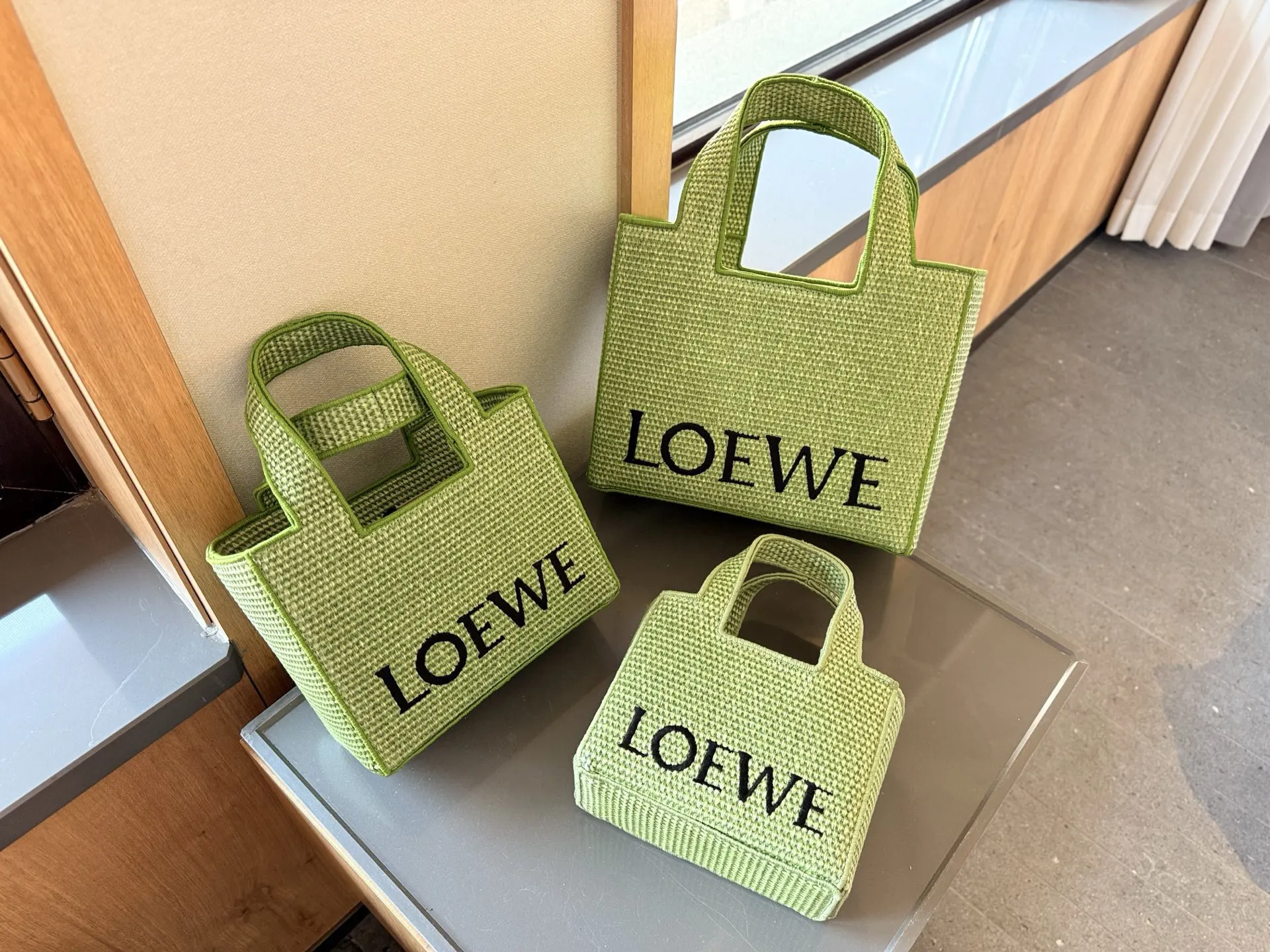 Loewe 长肩带 罗意威 Anagram Baske 手提包 通勤手提款