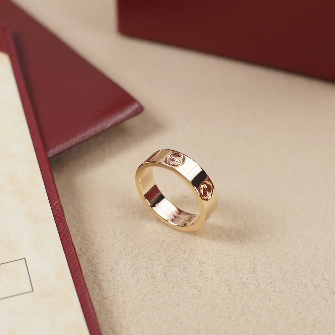 Cartier 玫瑰金 金色 銀色 香槟金 戒指 优雅指环款