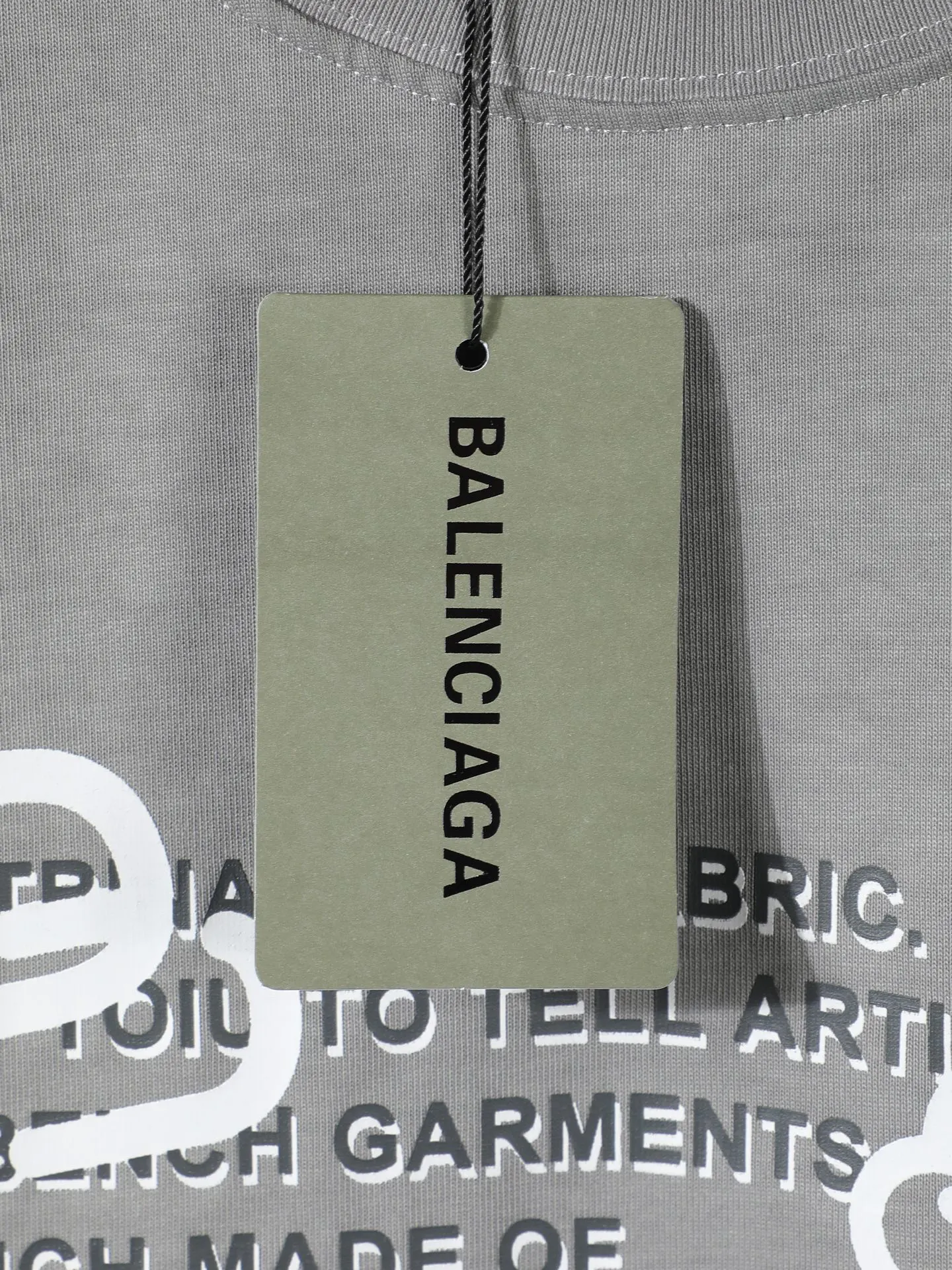 Balenciaga 26Ss Logo Letter Short Sleeve T-Shirt Street