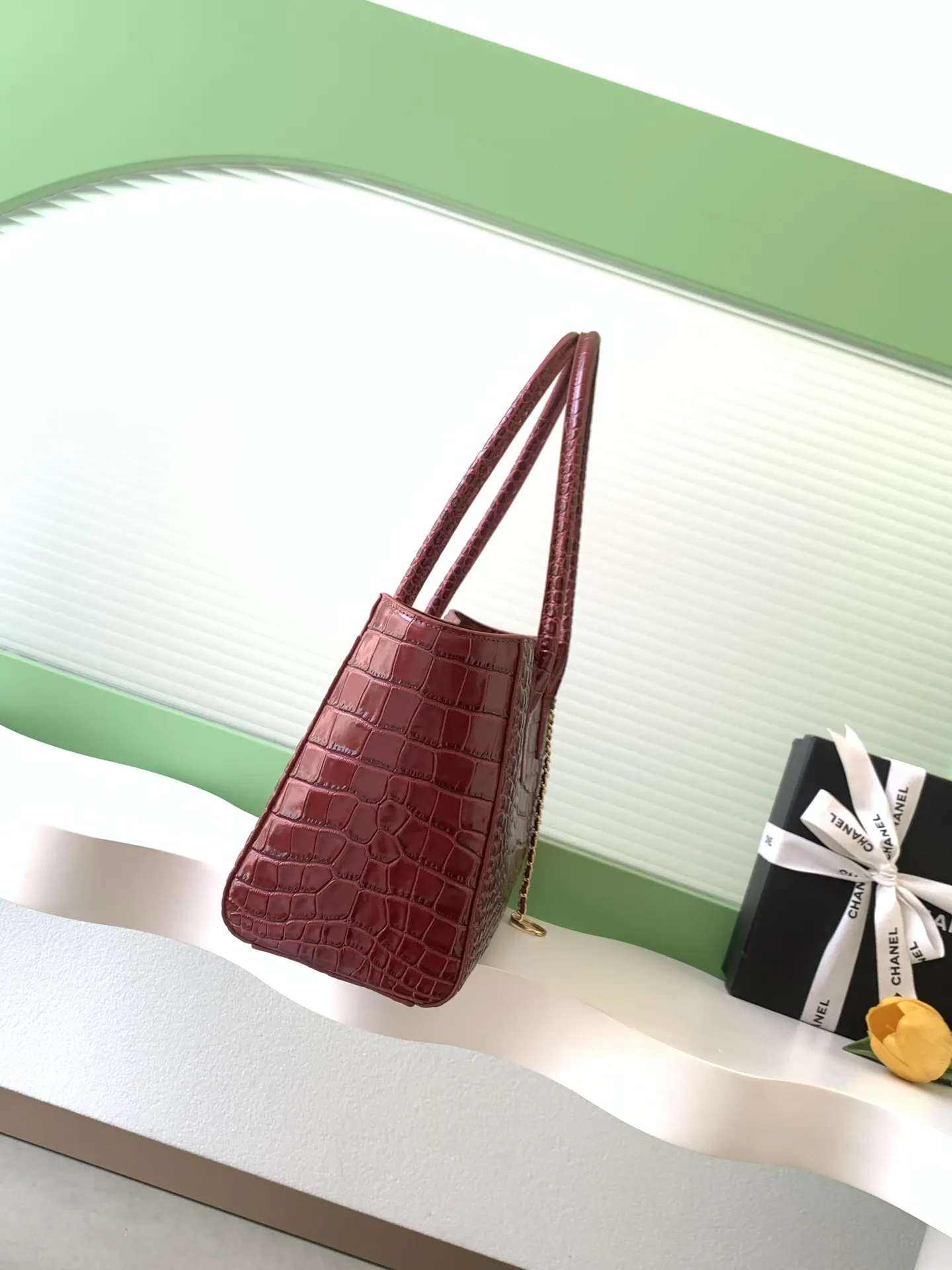 Red Gold Tote Bag