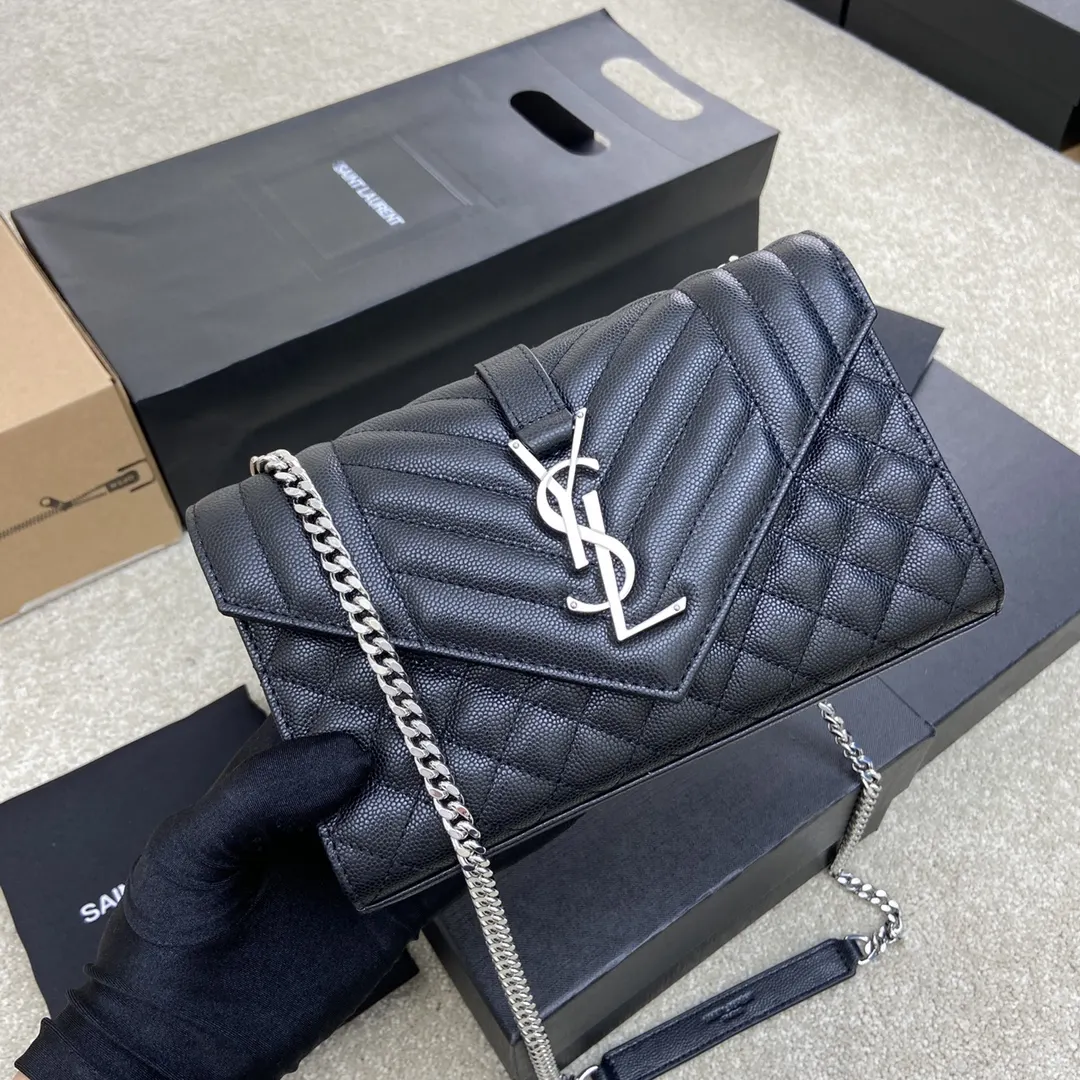 YSL 黑色 牛皮 拿上手就是 手提包 通勤手提款