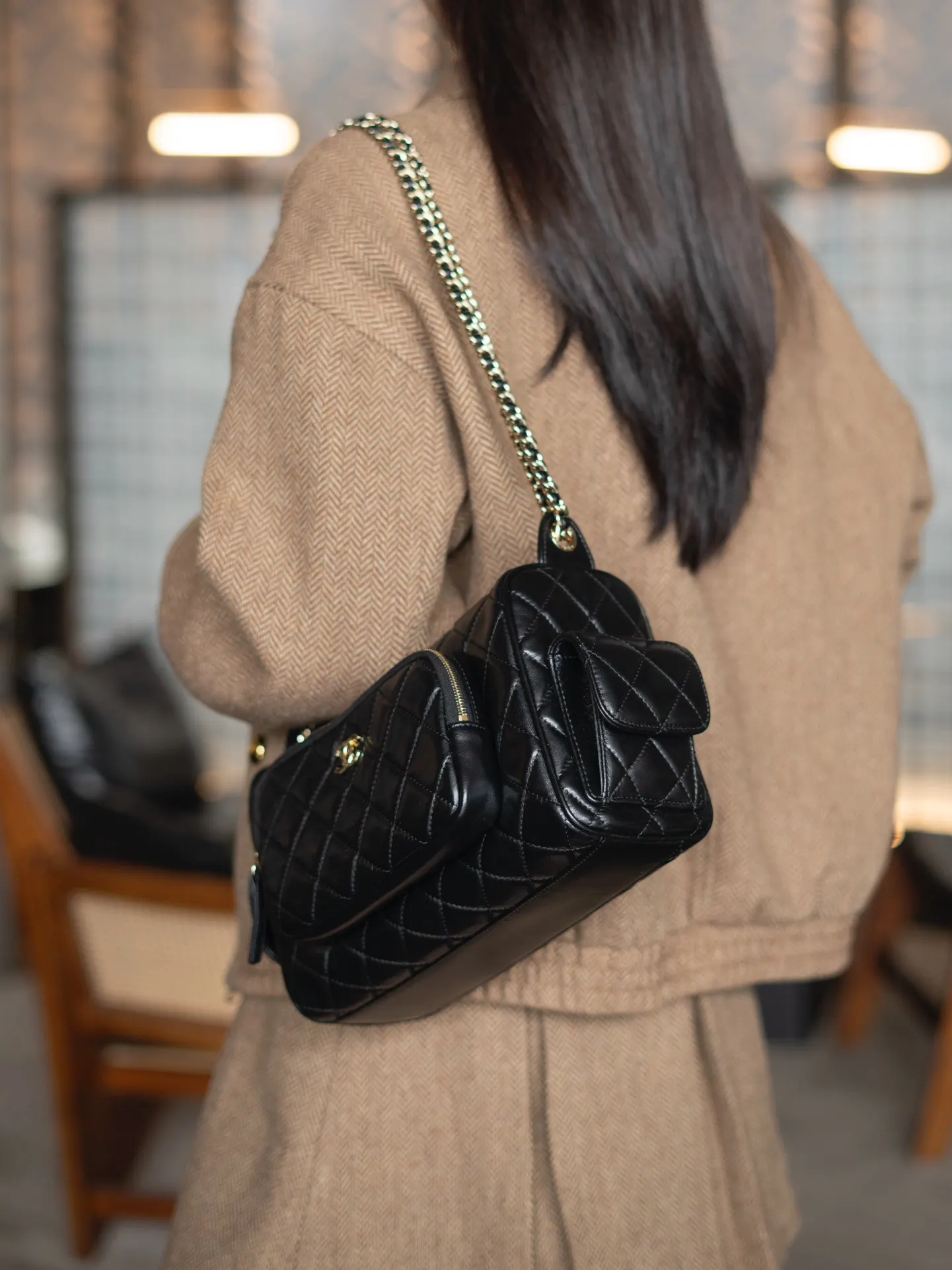 Gold Chain Bag