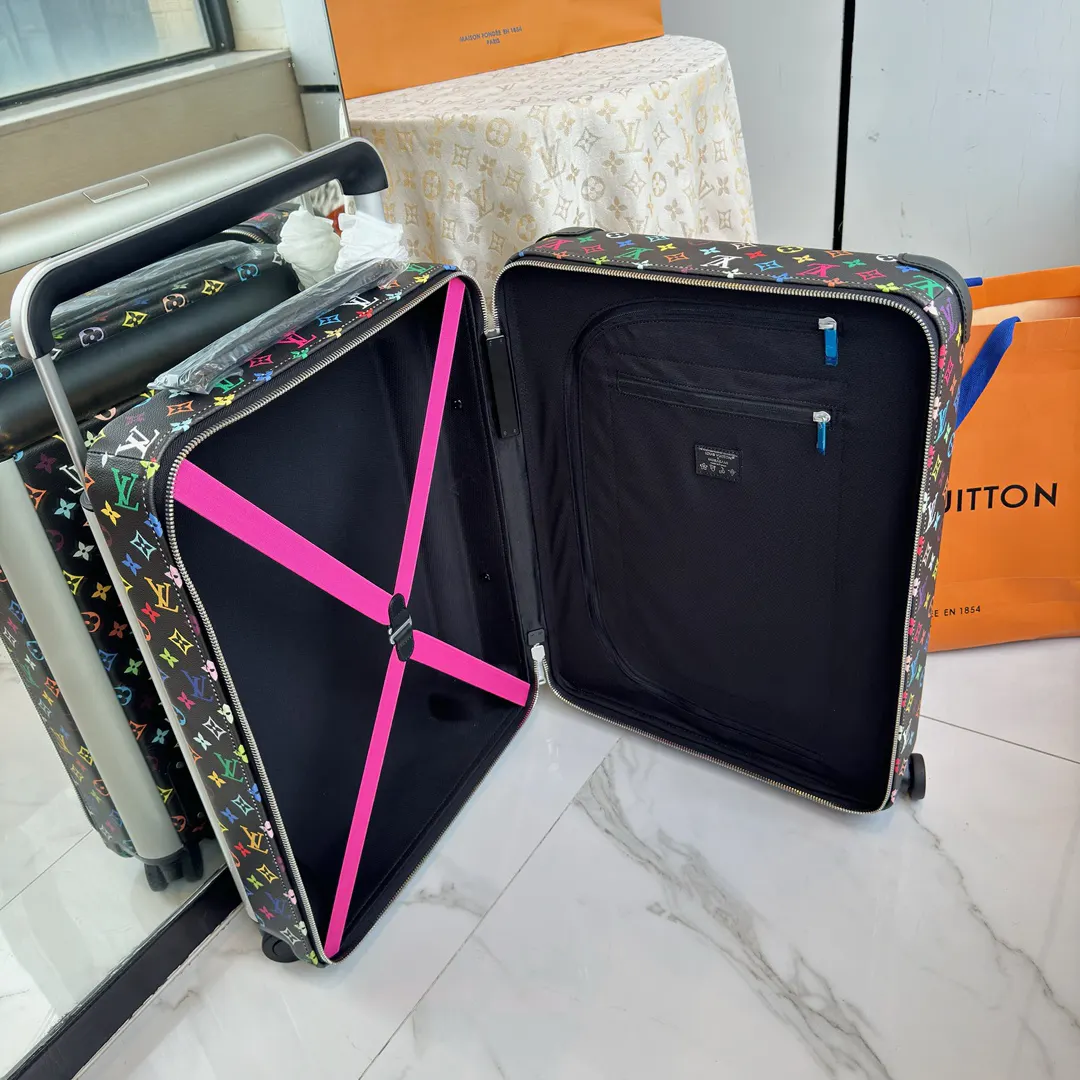LV 老花 帆布 ｜ 版 登机行李箱 四轮 旅行拉杆款 輕便出行款