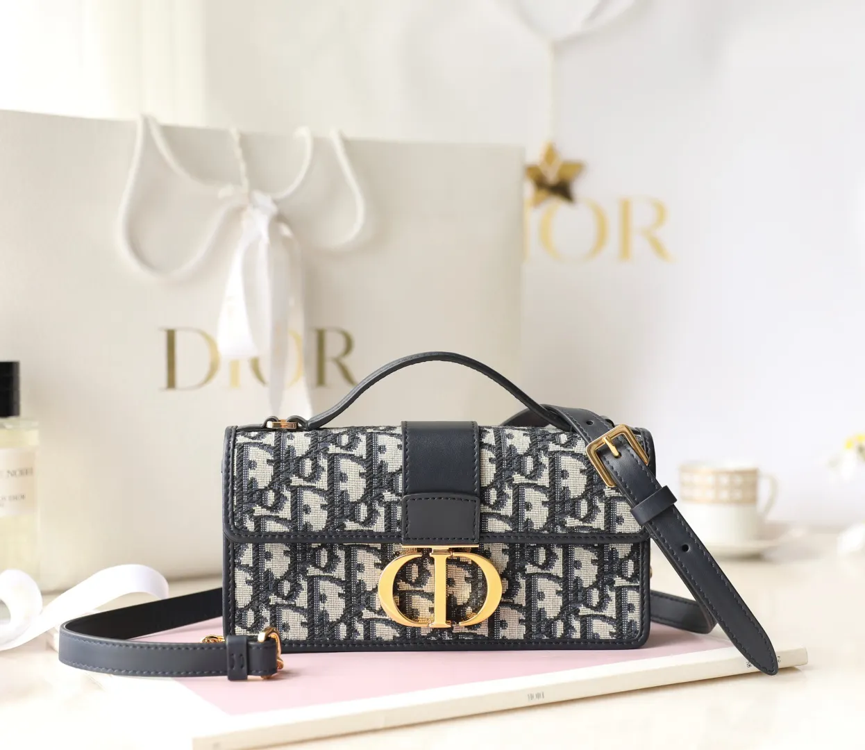 Dior Oblique老花牛皮手袋 手提斜挎 通勤