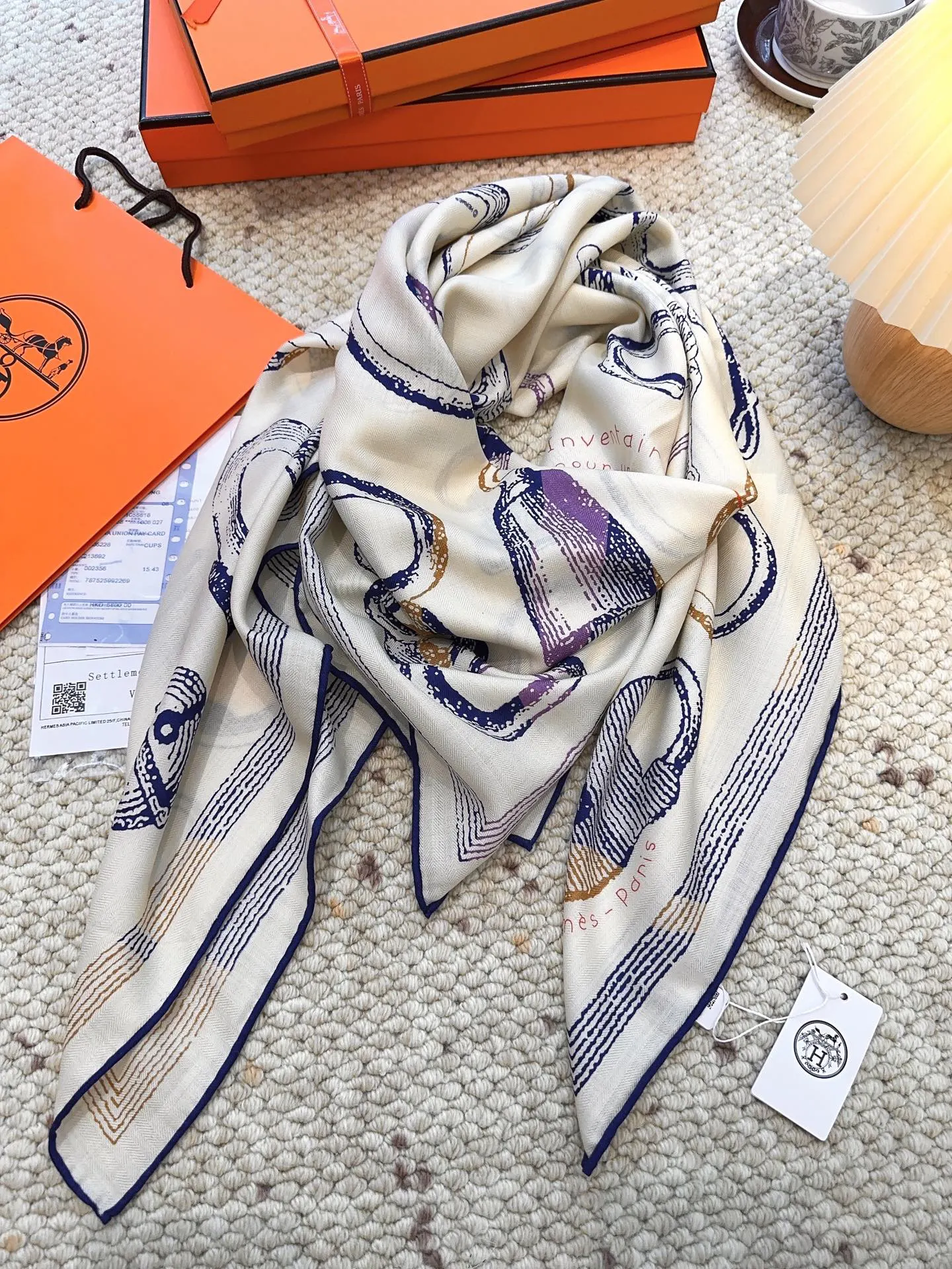 Hermès Brown Scarf