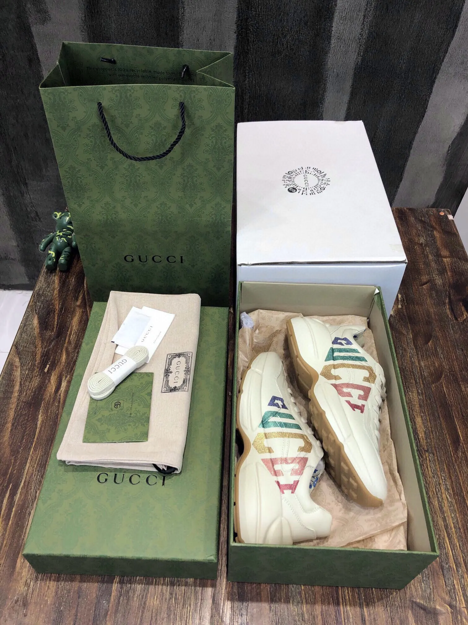Gucci Rhyton Daddy Shoes Sports Sneakers Image 2 Gucci Rhyton Daddy Shoes Sports Sneakers Image 2