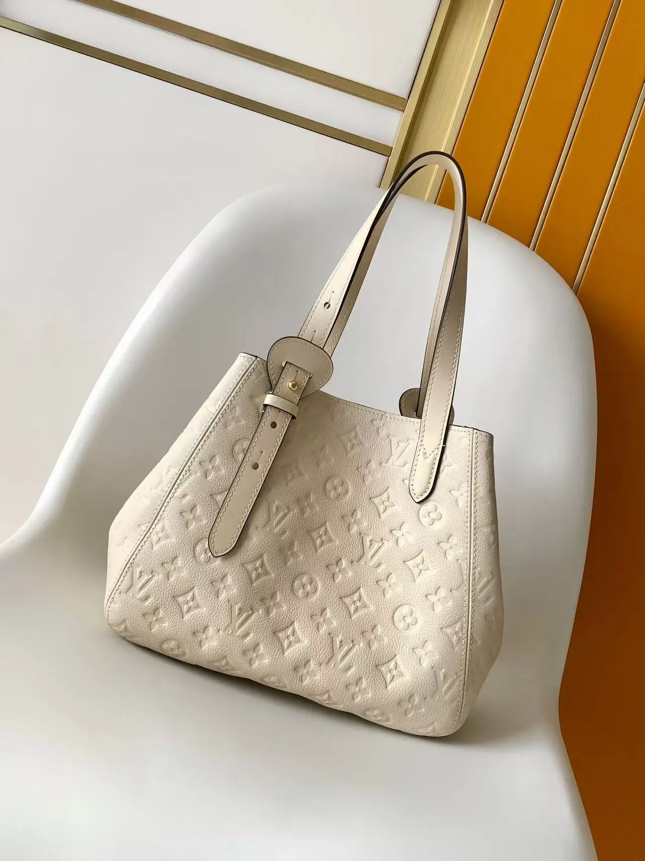 LV Hobo 黑色 米白 牛皮 托特包 大容量托特款
