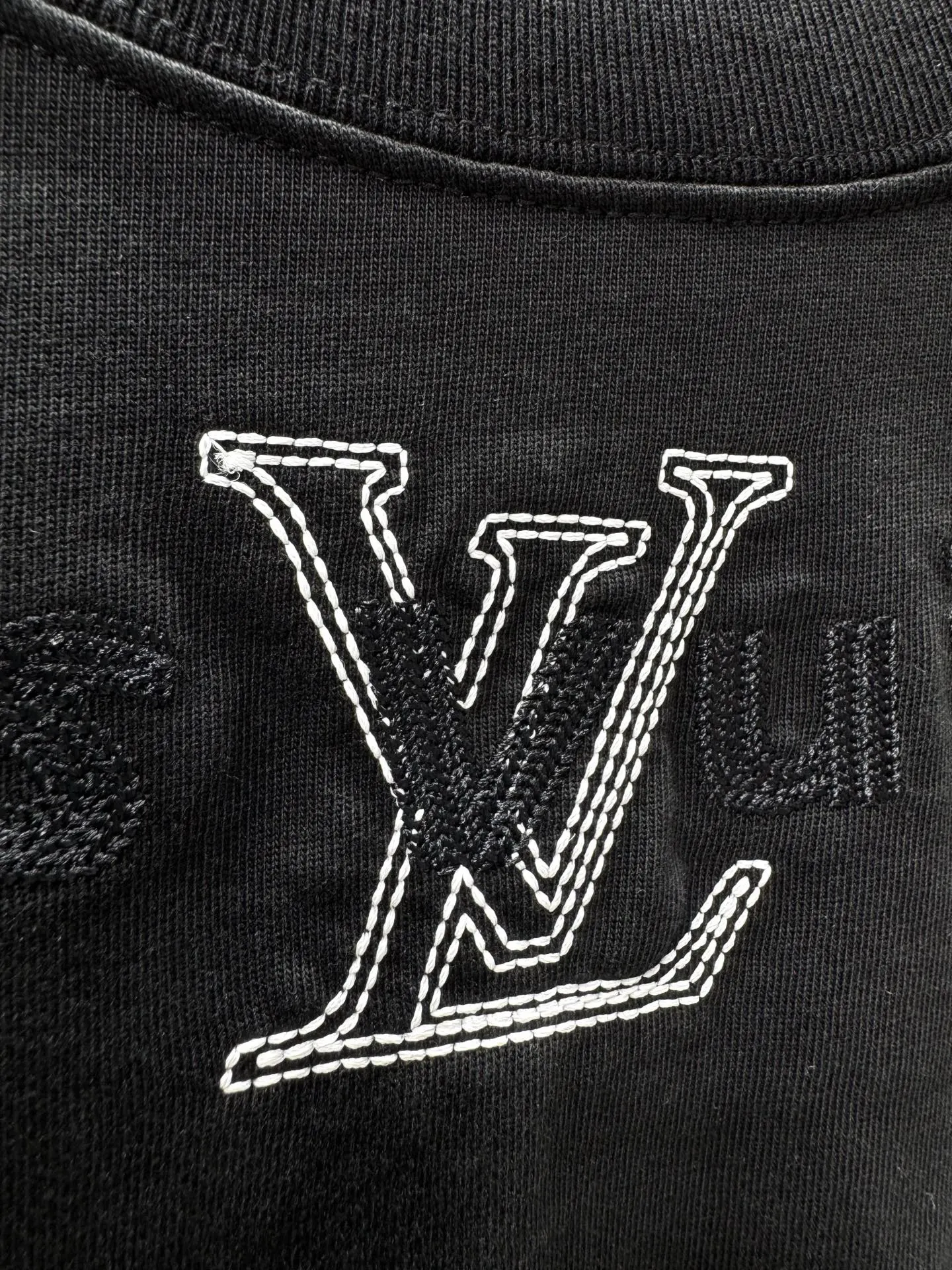 Louis Vuitton Monogram Letter Short Sleeve T-Shirt