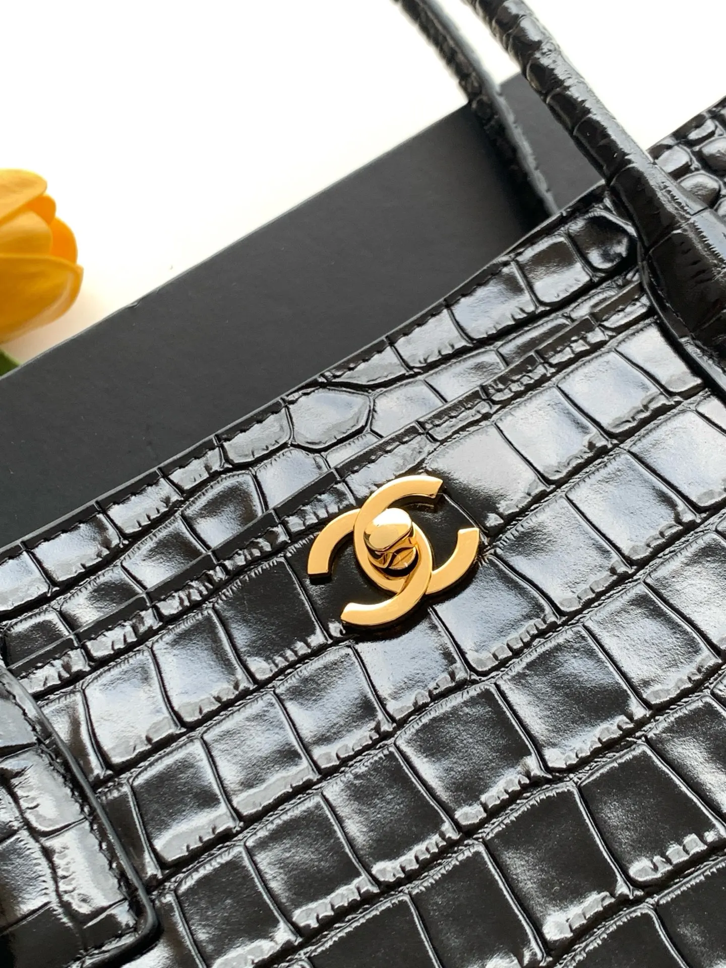 Black Gold Tote Bag