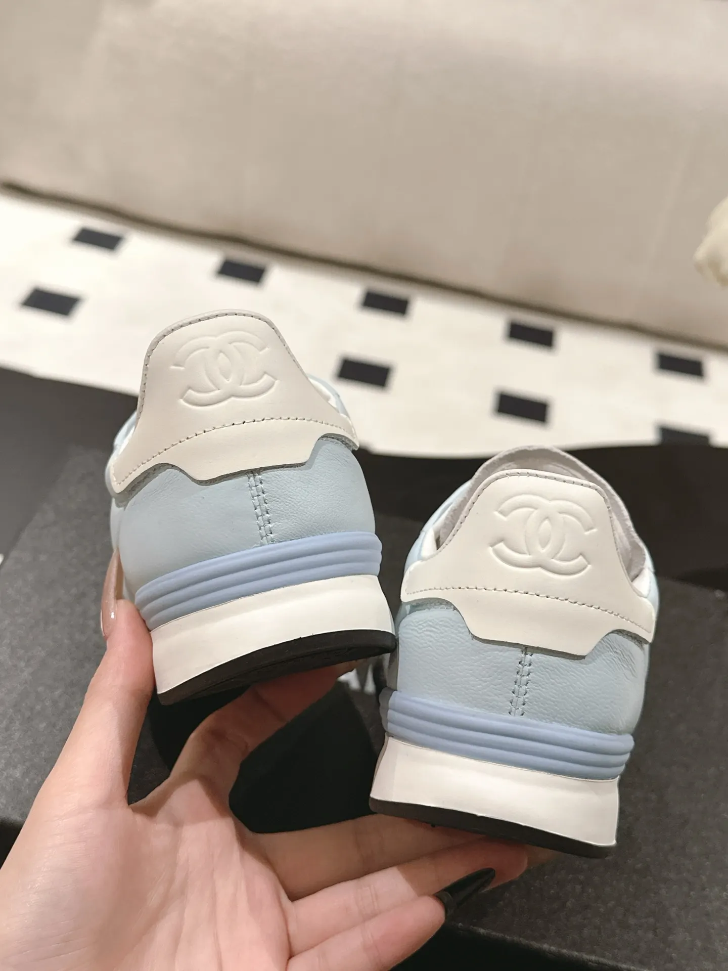 Chanel Sheepskin Shoes Sneakers