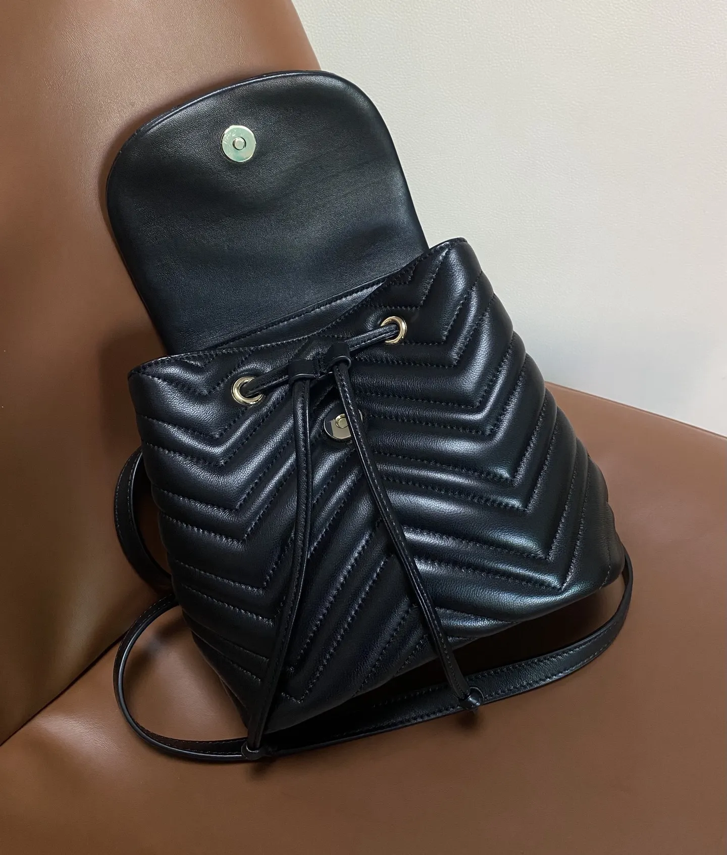 Gucci Black Backpack