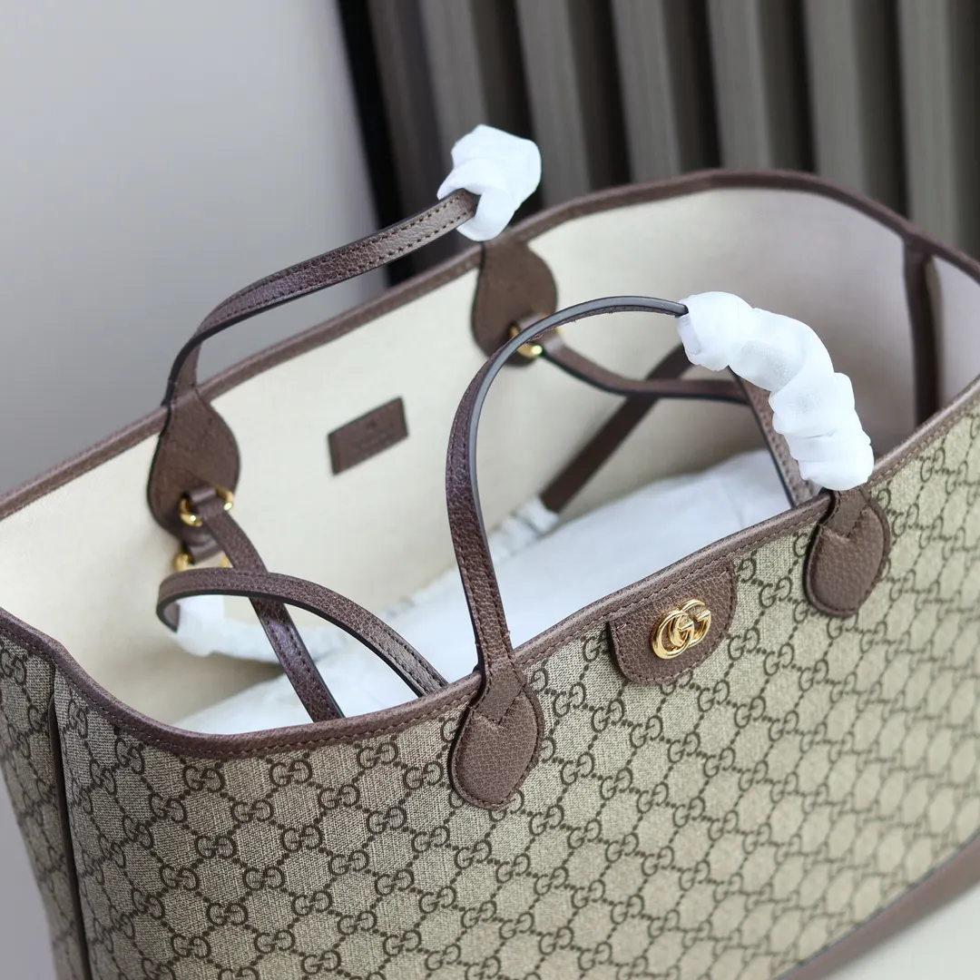 Gucci 皮革 托特包 大容量托特款