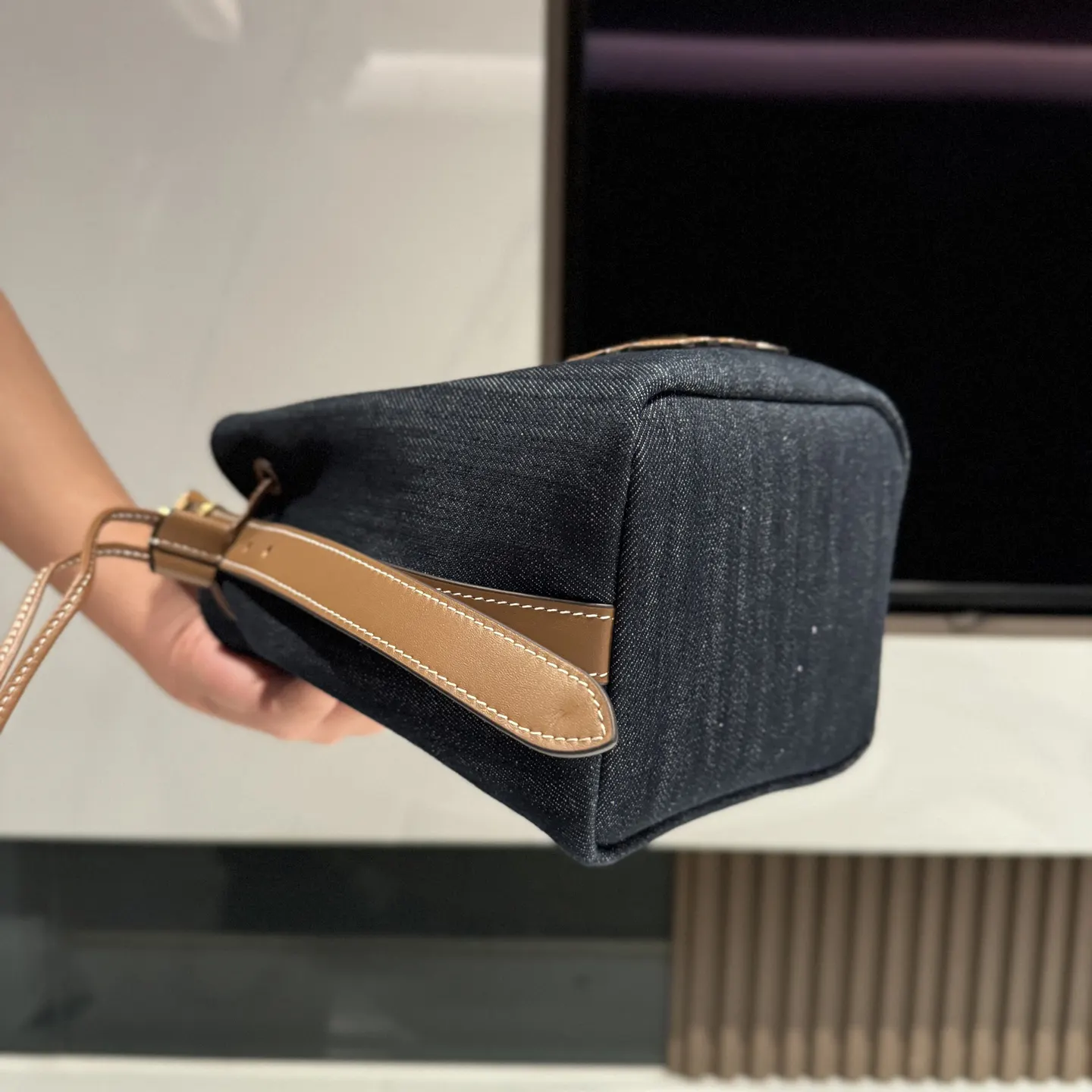 Bucket Bag Casual Leather