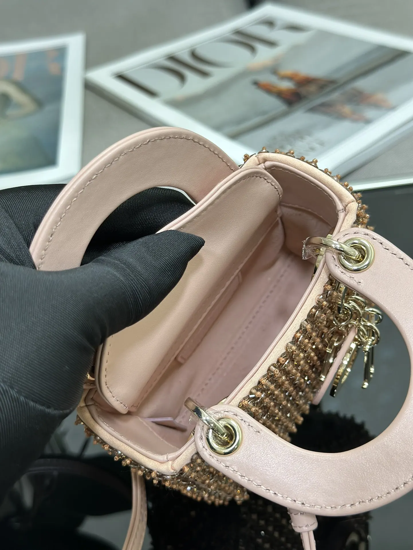 Dior Gold Chain Bag Image 9 Dior Gold Chain Bag Image 9