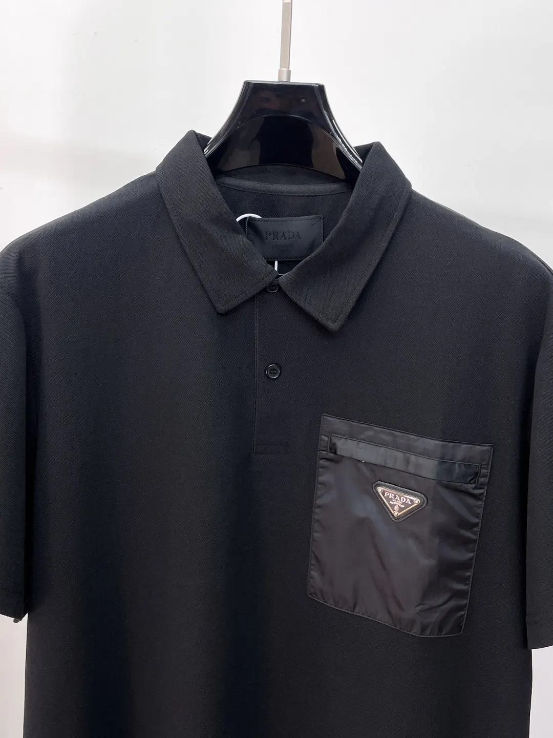 Prada 刺绣 印花 Polo衫