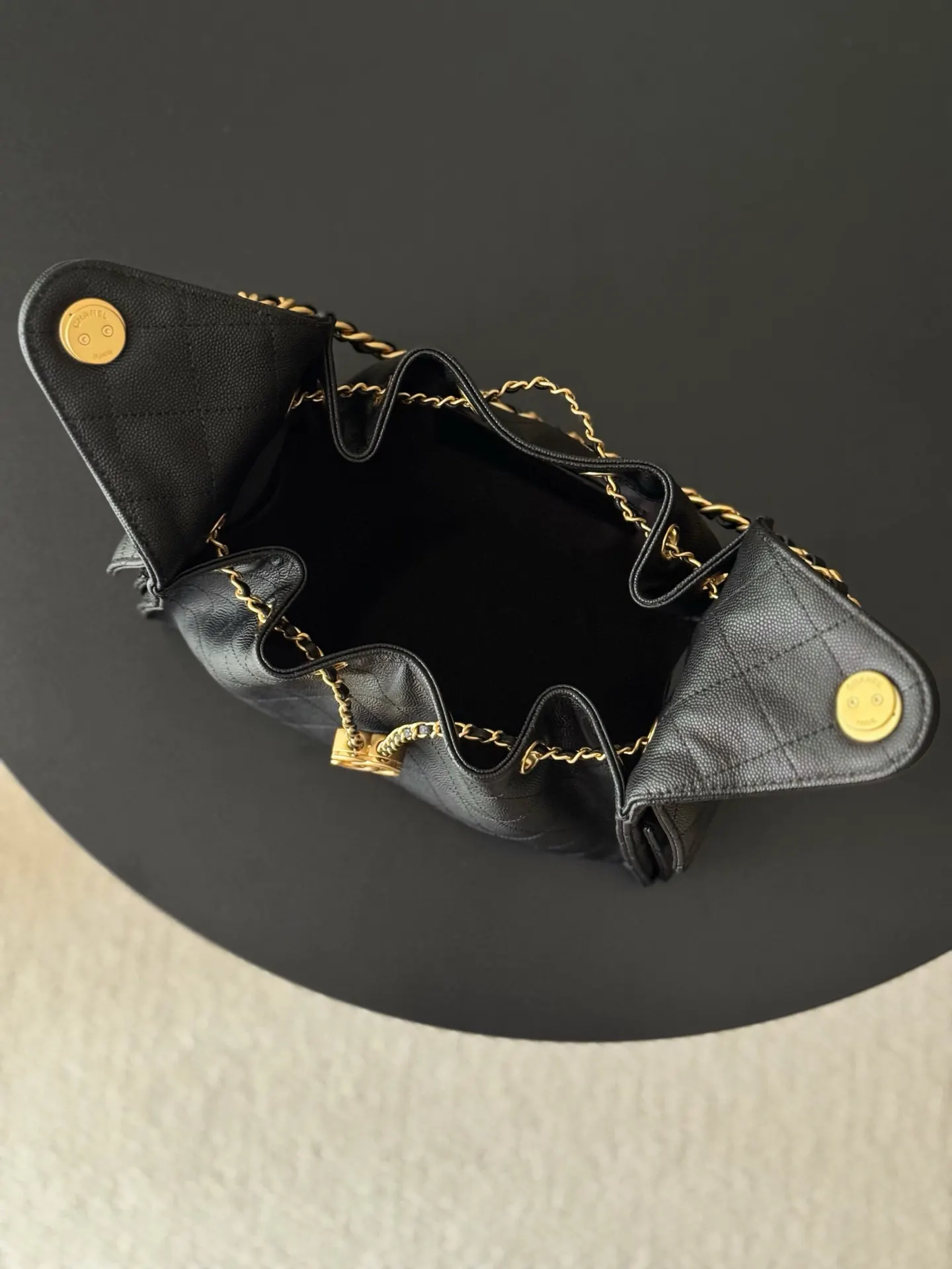 CHANEL Hobo 牛皮 腋下包 复古腋下背款