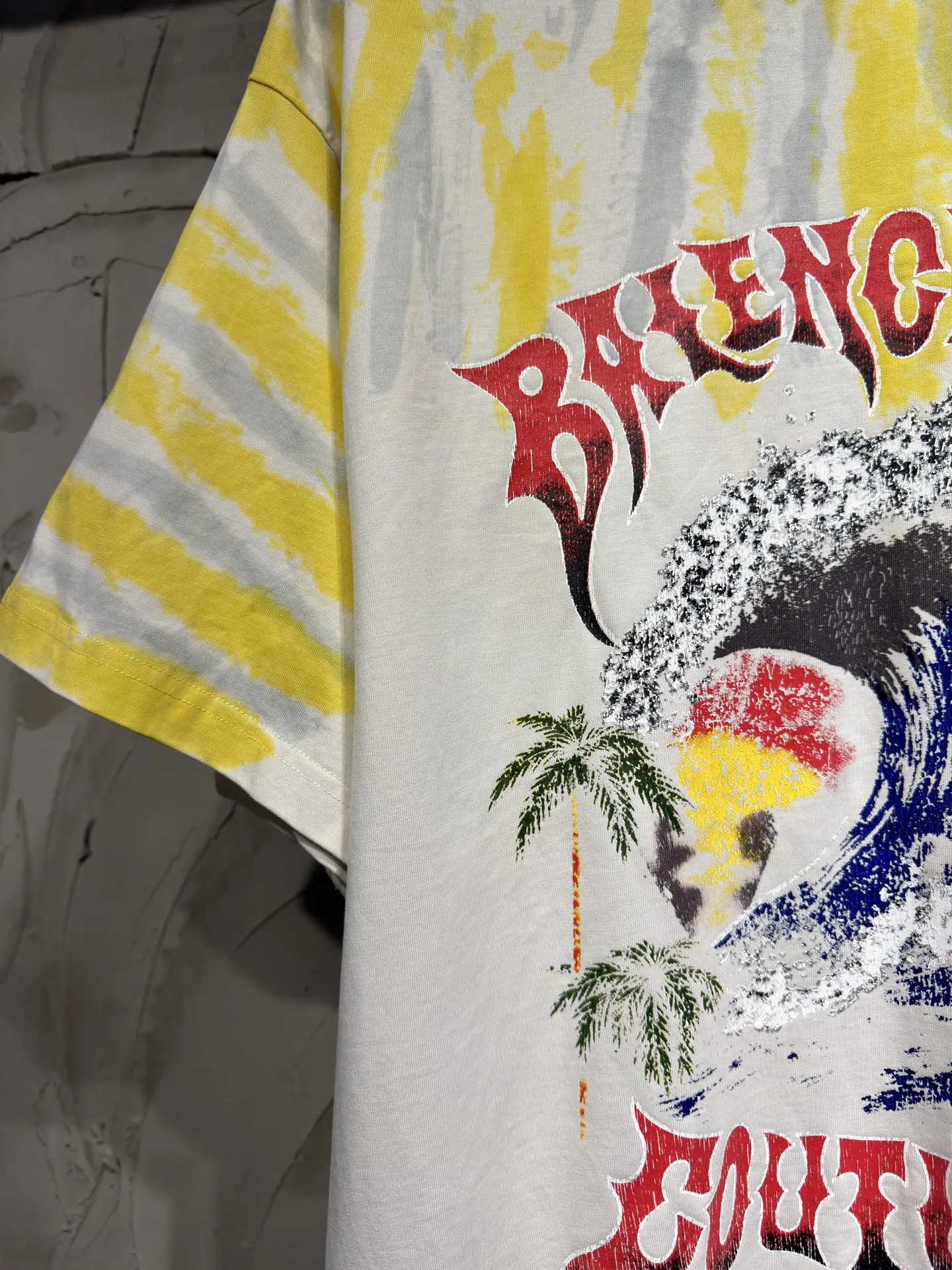 Balenciaga Print Short Sleeve T-Shirt Street