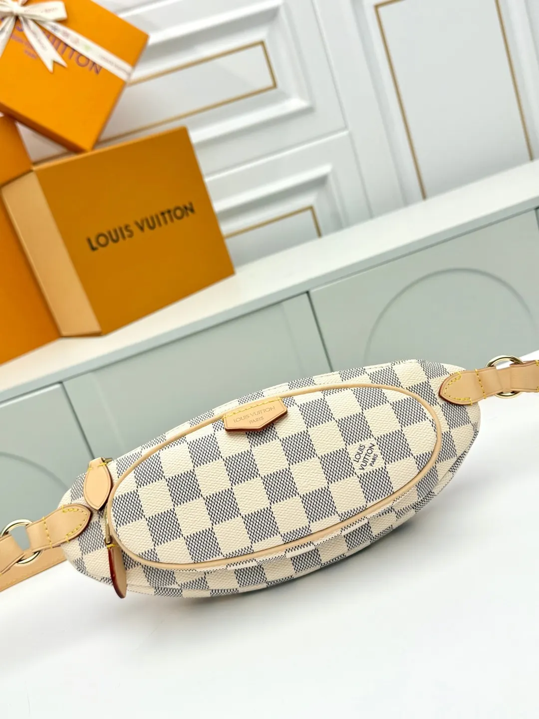 Louis Vuitton Monogram Belt Bag Casual Leather