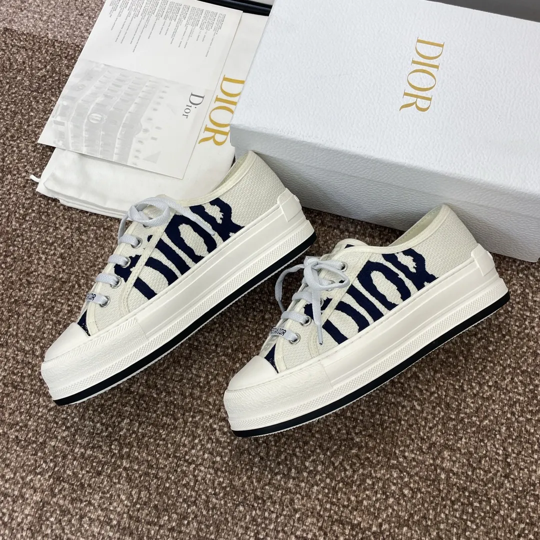 Dior 厚底 拼色 运动鞋