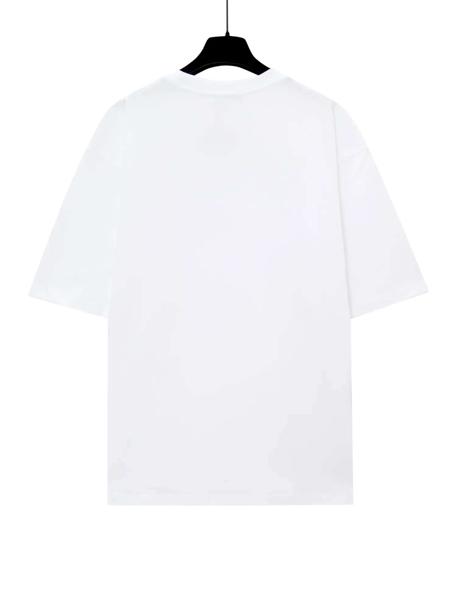 Balenciaga White Logo Short Sleeve T-Shirt Street