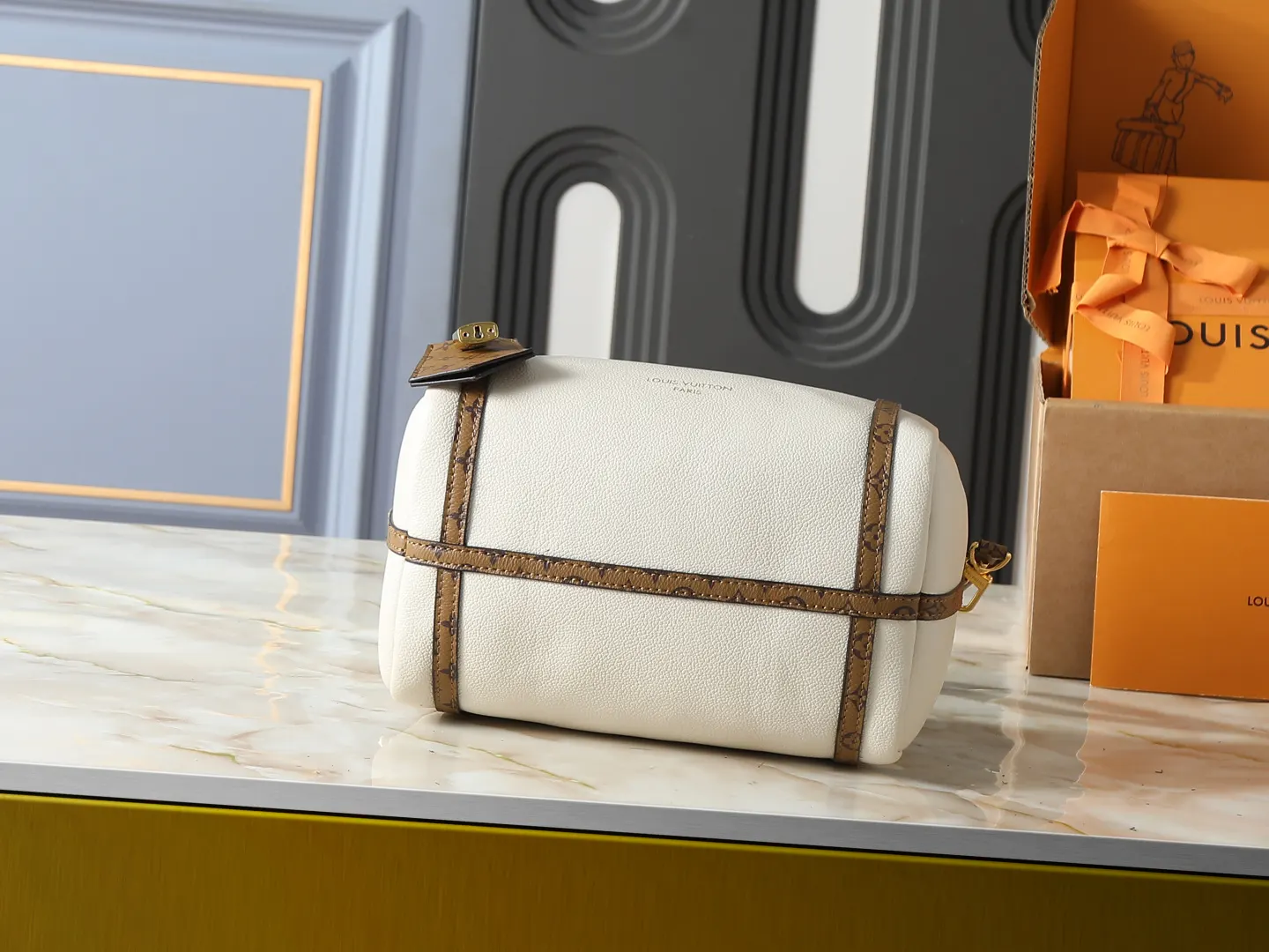LV Keepall 牛皮 旅行袋 大容量旅行款