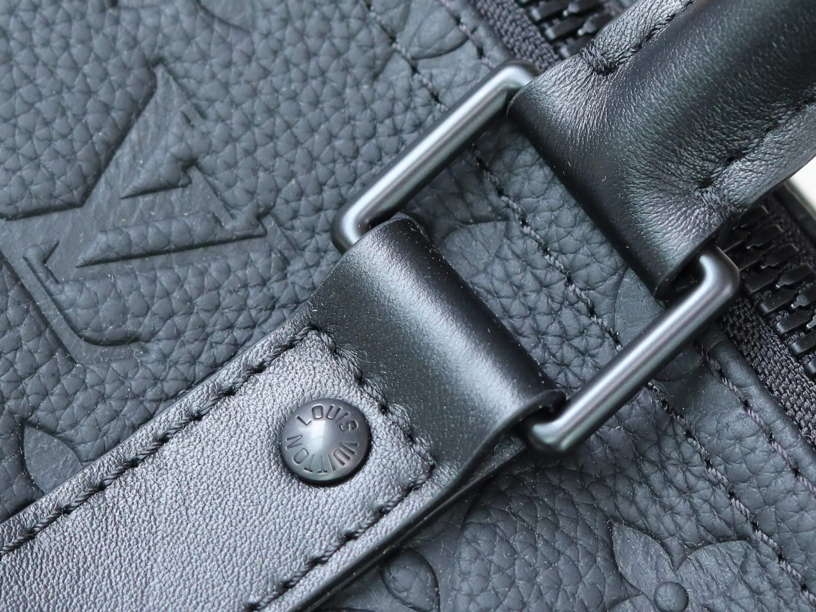 LV 黑色压纹Keepall旅行袋 大容量款｜ORBUYBAG 岚奢包高端时尚精品