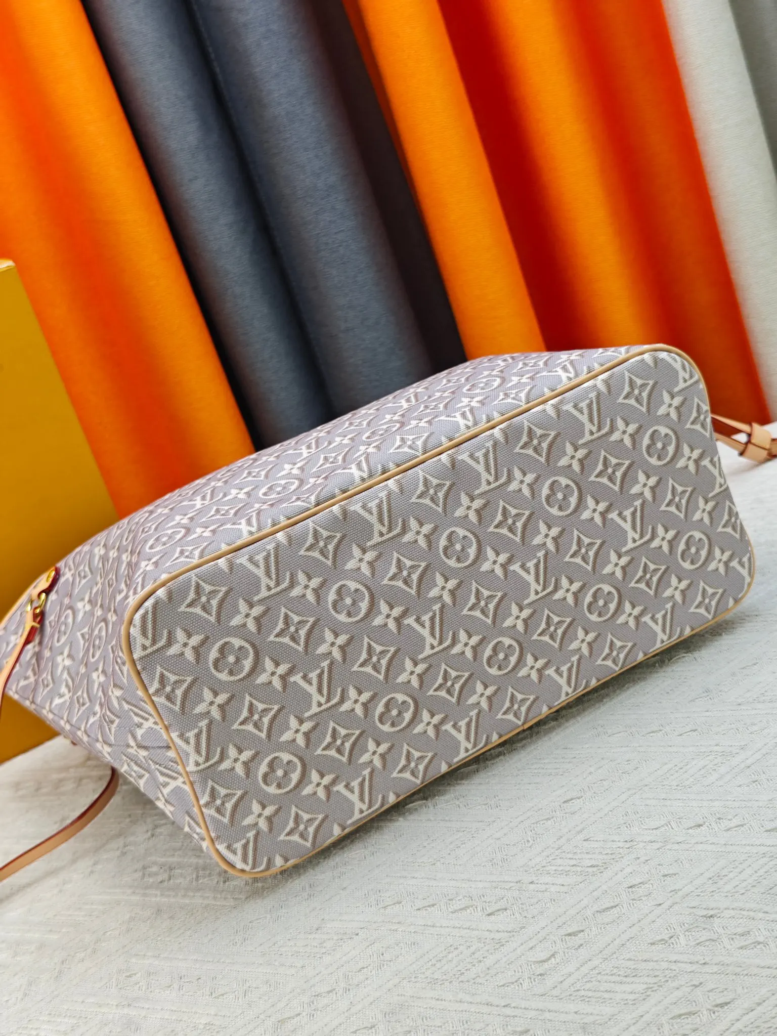 Neverfull 老花 牛仔 牛皮 收納包 旅行收納款