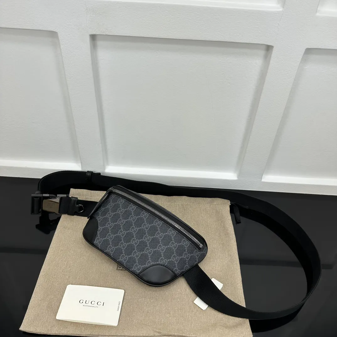 Gucci 批 新专款柜 五金 实物 腰包 休閒腰包款