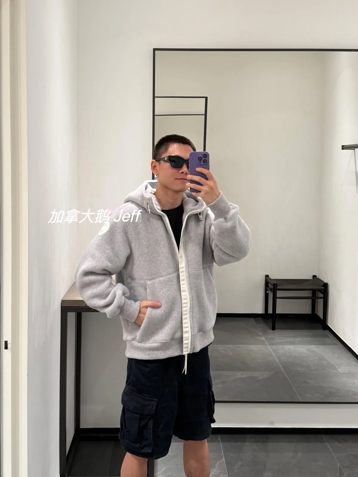 Canada Goose 花灰 羊毛 外套 通勤休閒款(數字9) Canada Goose 花灰 羊毛 外套 通勤休閒款(數字9)