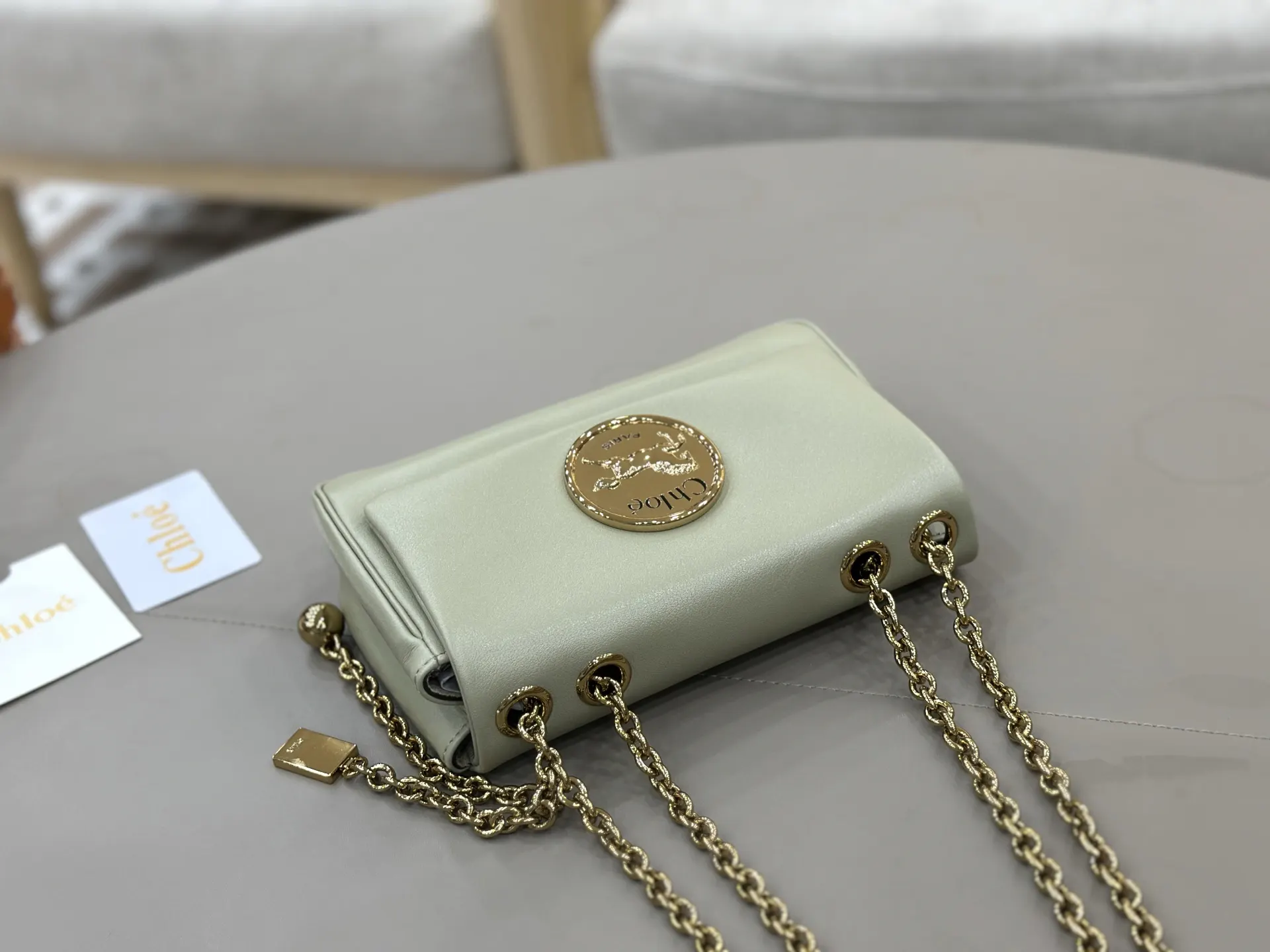 Chain Bag Commuter Leather