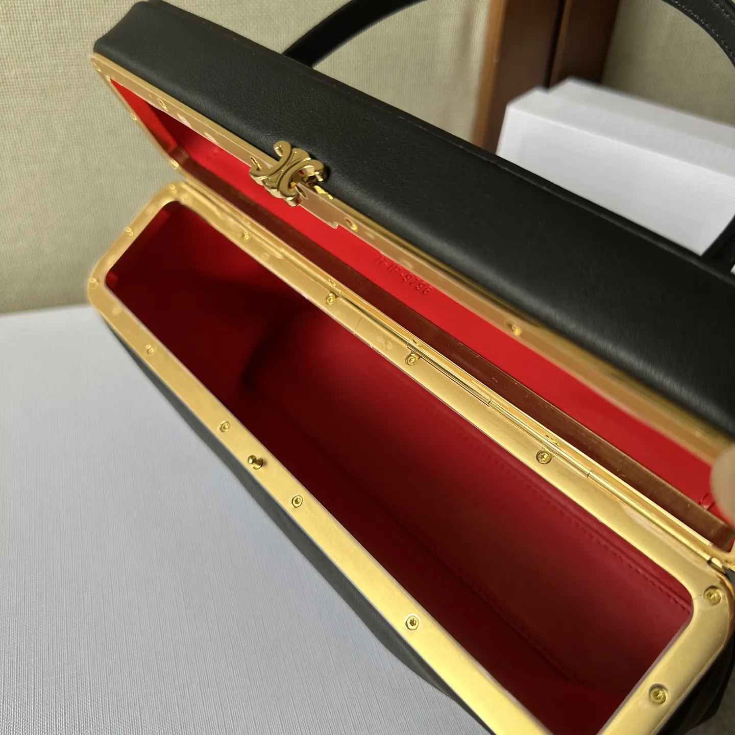 Black Red Cosmetic Pouch