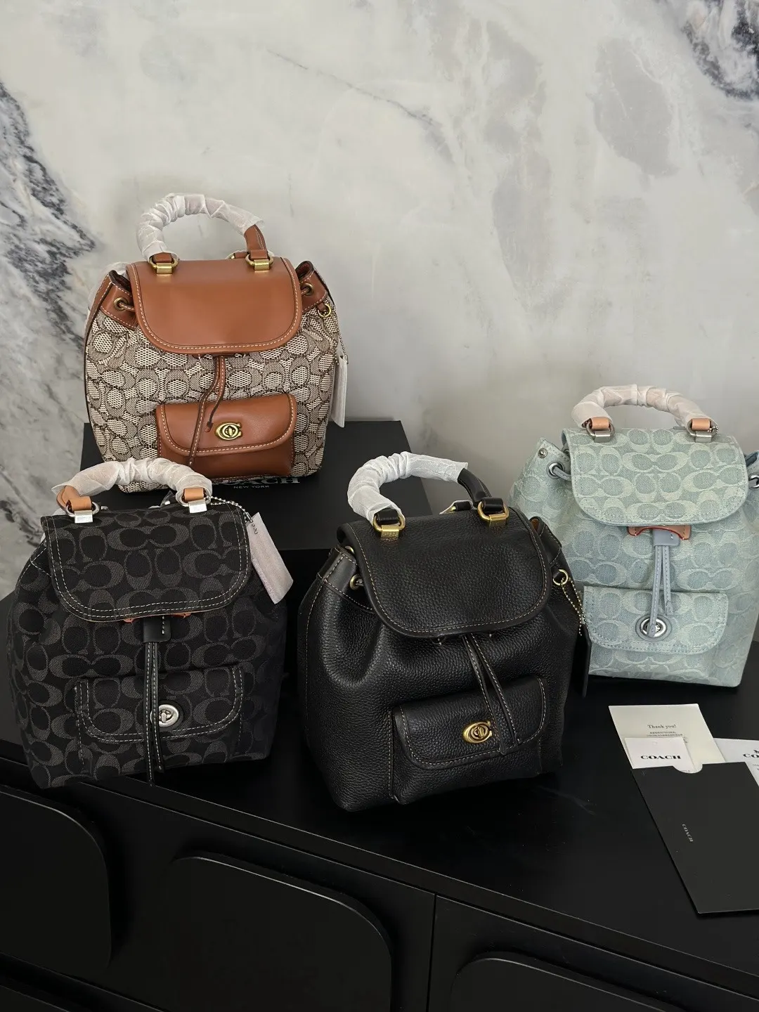 Coach 货源给你们搞一次福利 ‍ Riya 号双 雙肩包 实用雙肩款