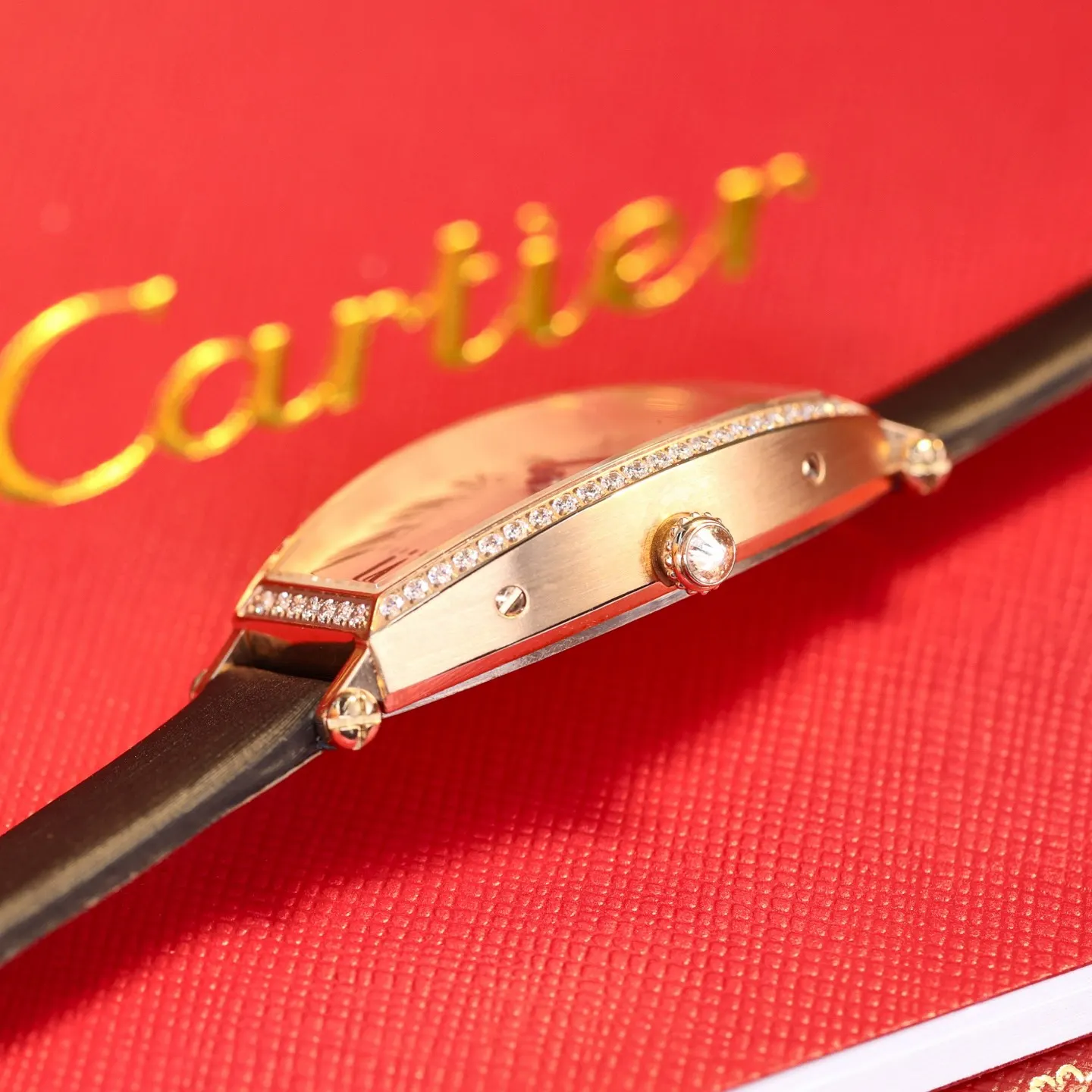 Cartier 黑色 銀色 手錶 經典腕表款