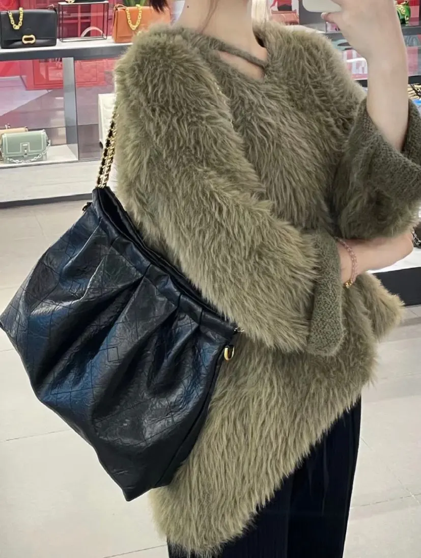 小CK❣ 褶皱流浪包 垃圾袋 三色 小CK爆 腋下包 復古腋下背款