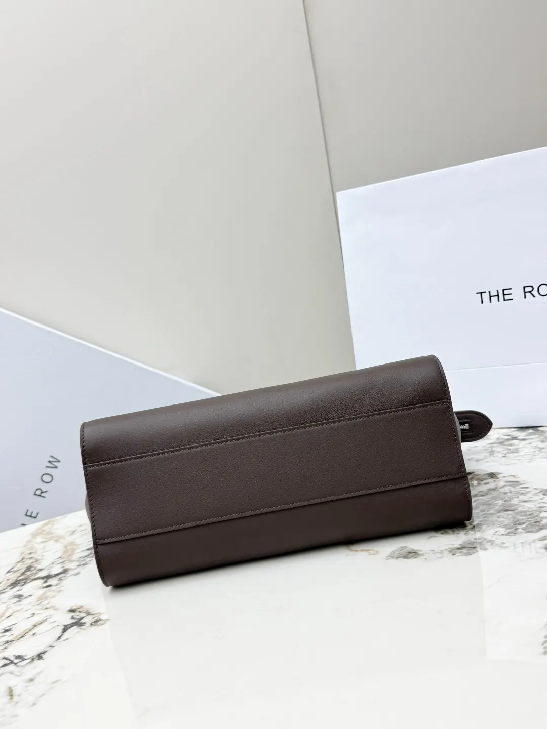 Silver Tote Bag Leather