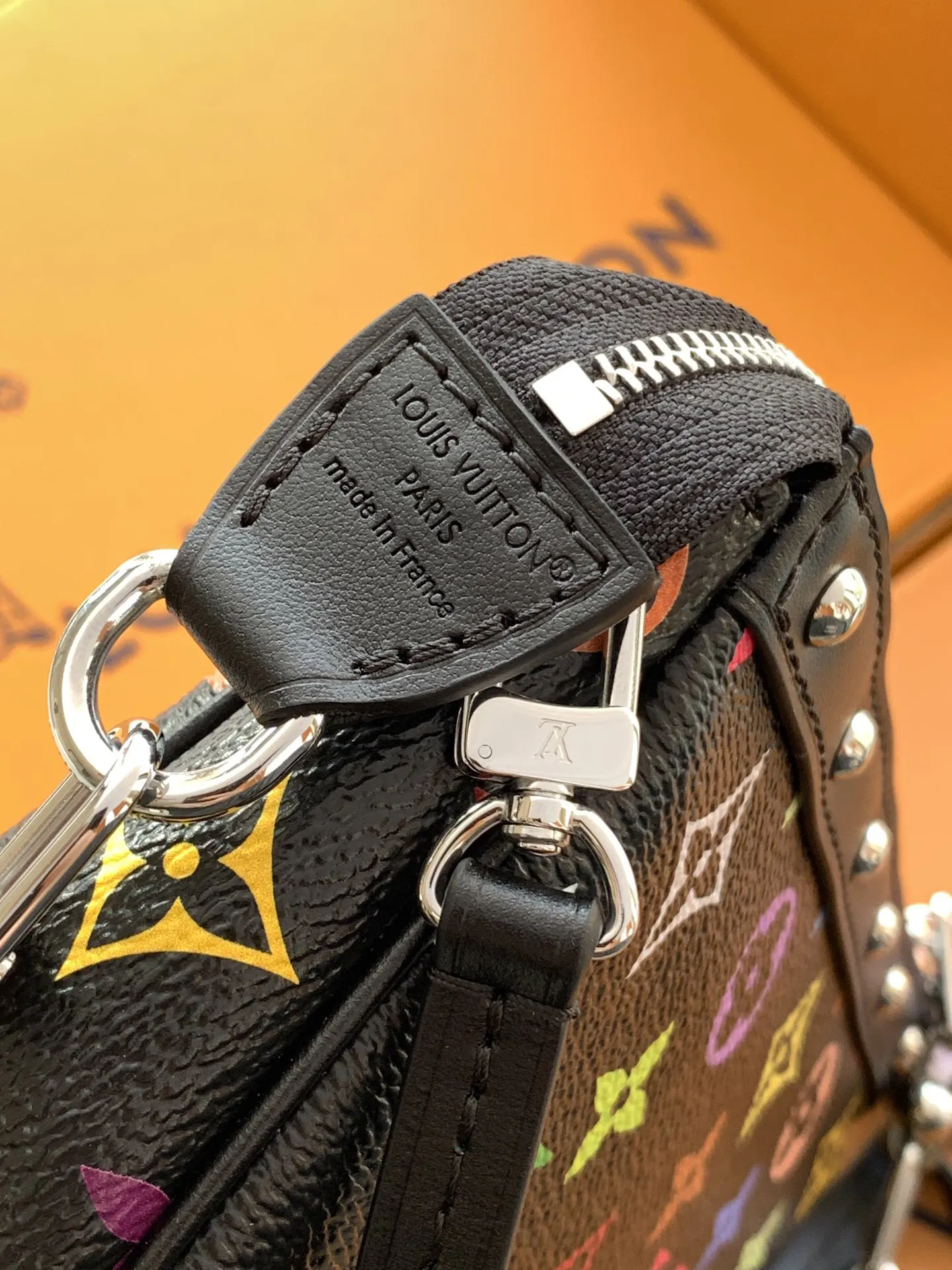 LV 牛皮 全钢 黑彩 本款 链条包 精致链条款
