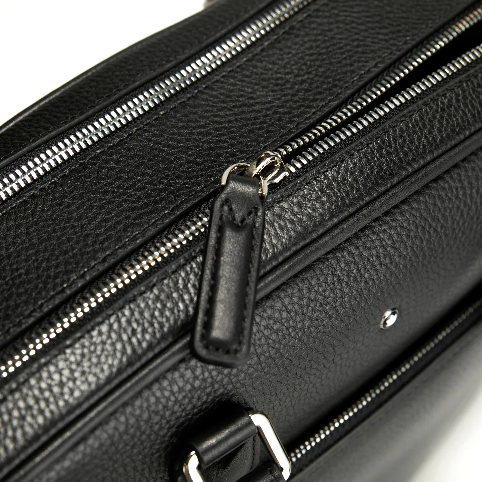 牛皮 MONTBLANC 万宝龙颗粒纹系列双拉公 公文包 商务通勤款