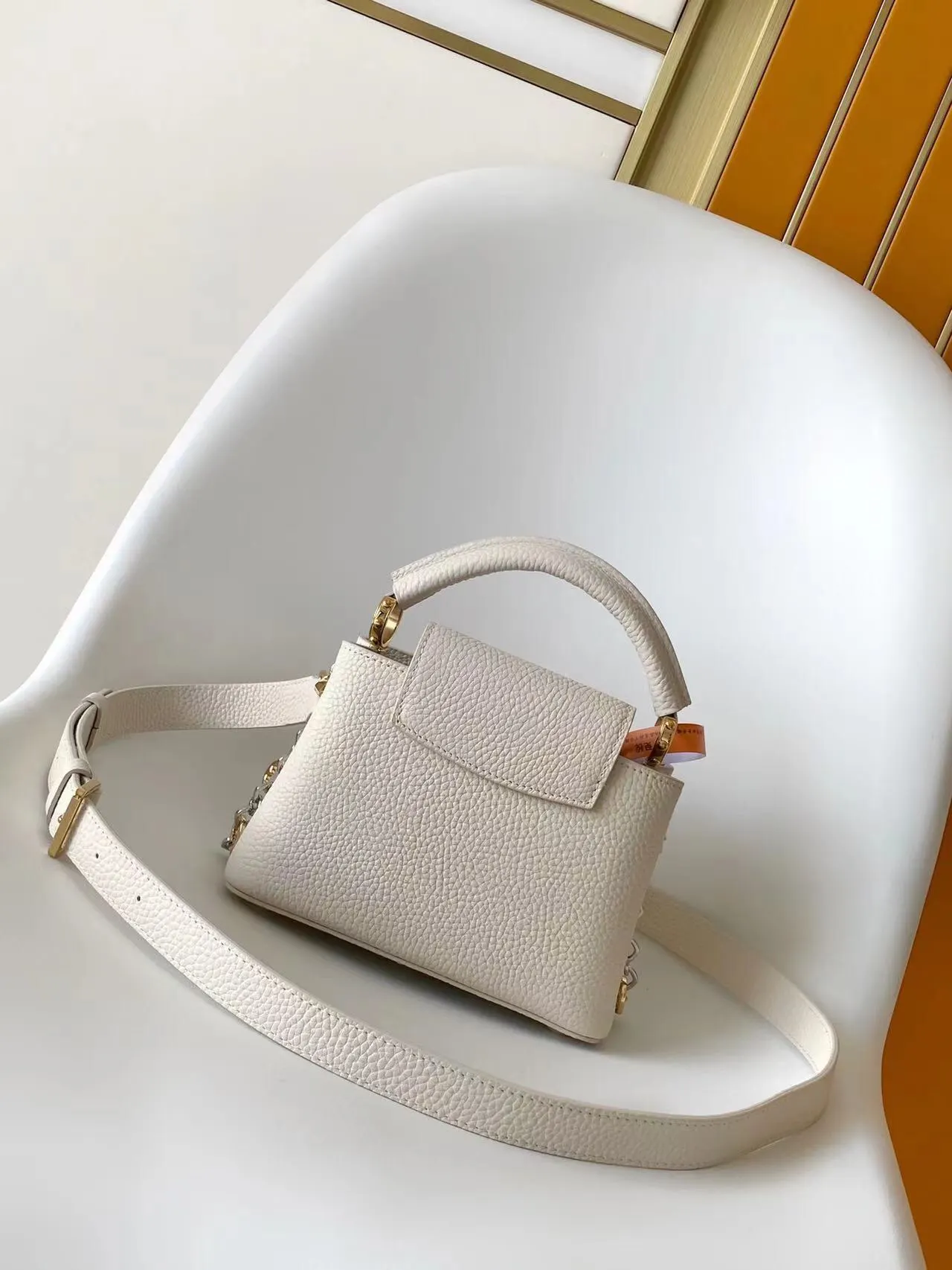 Louis Vuitton Black Chain Bag Leather