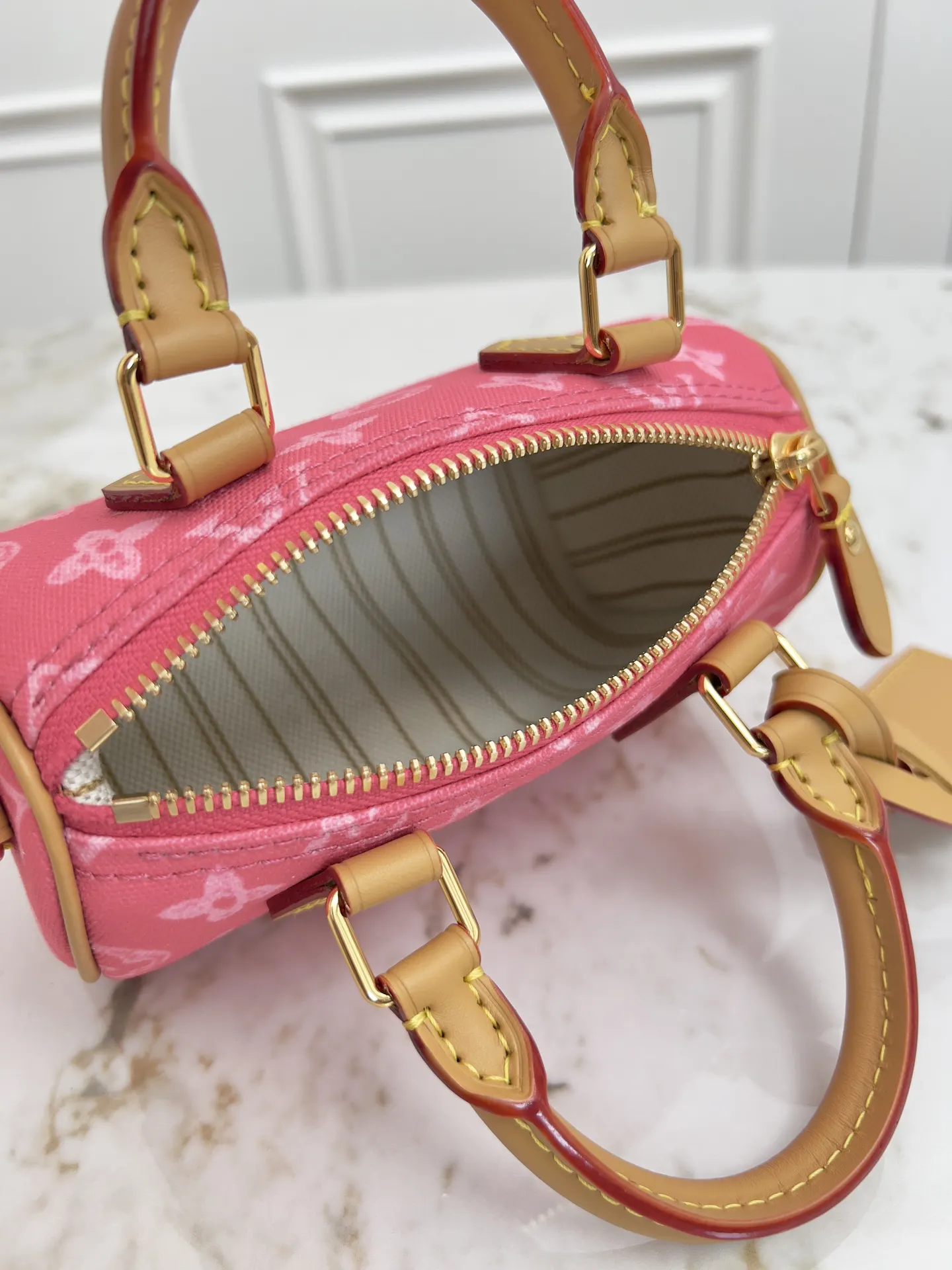 Louis Vuitton Speedy 棕色 Monogram 手提包